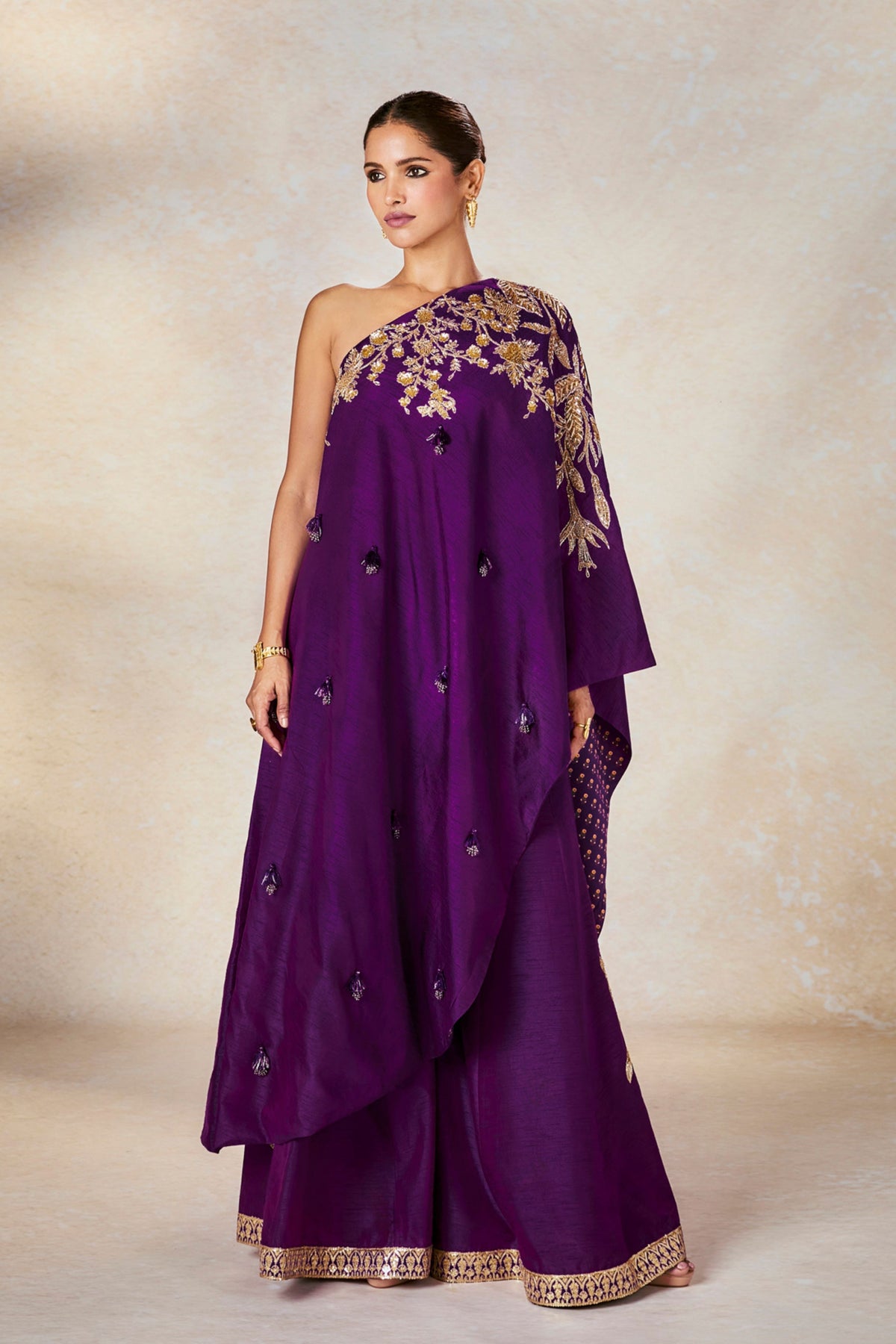 Jamun One Shoulder Set
