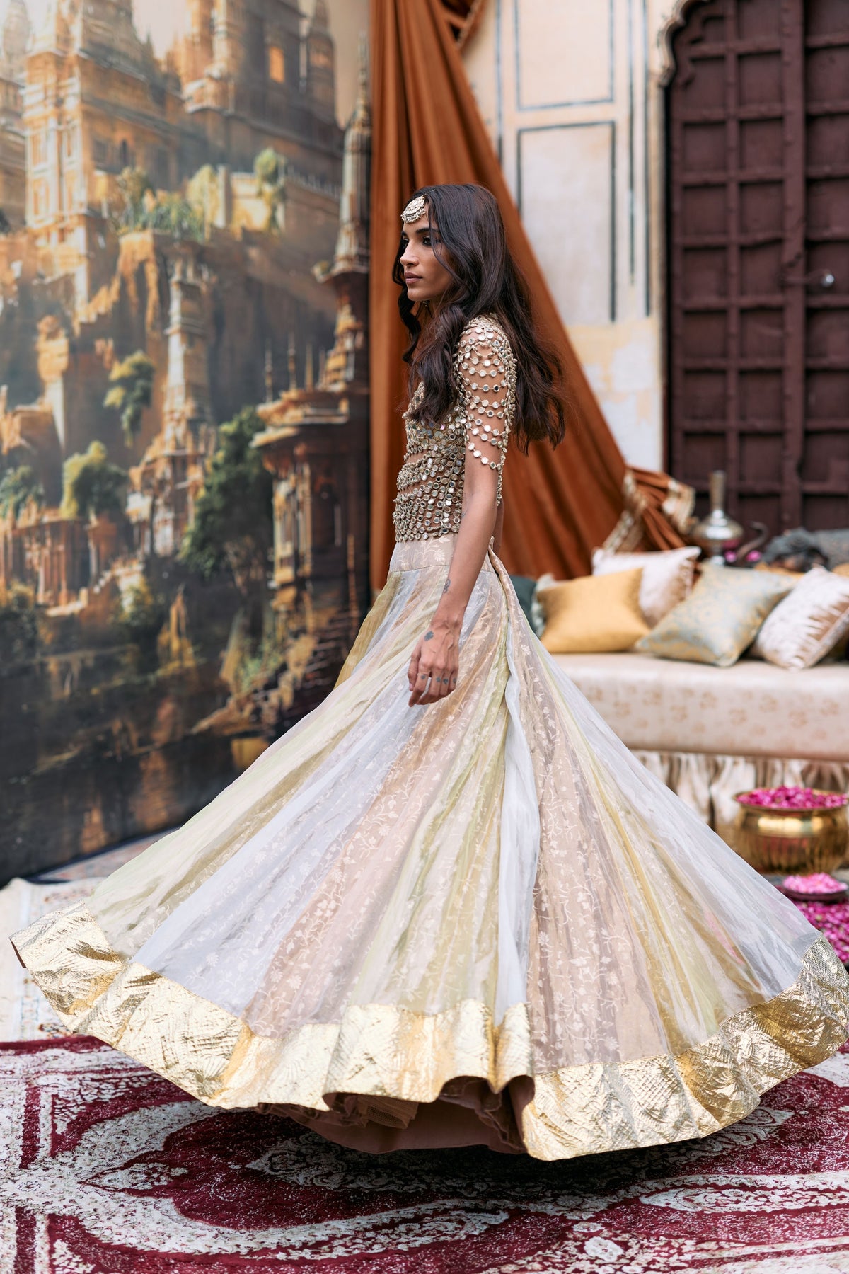 Silver Swara Lehenga Set