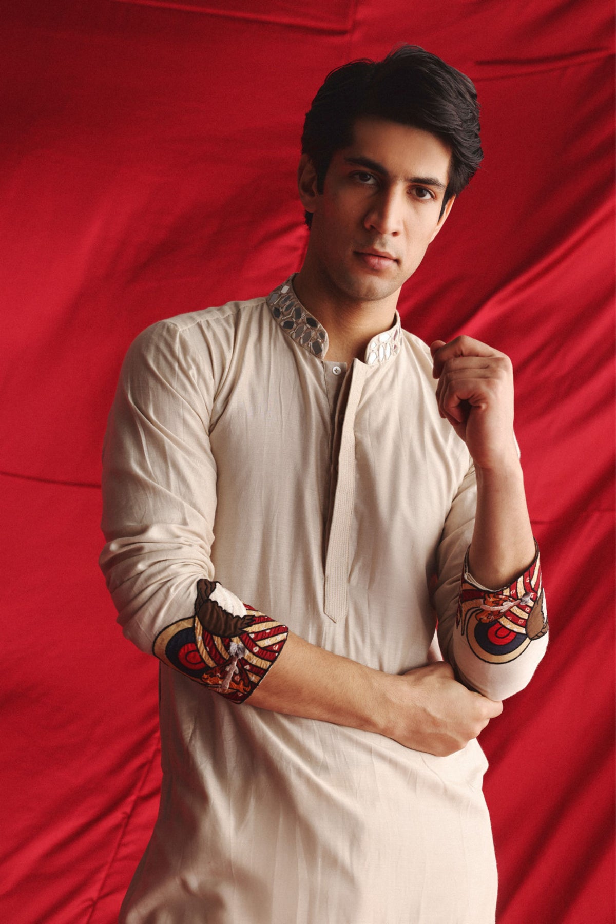 Ivory Metamorphosis Kurta Set