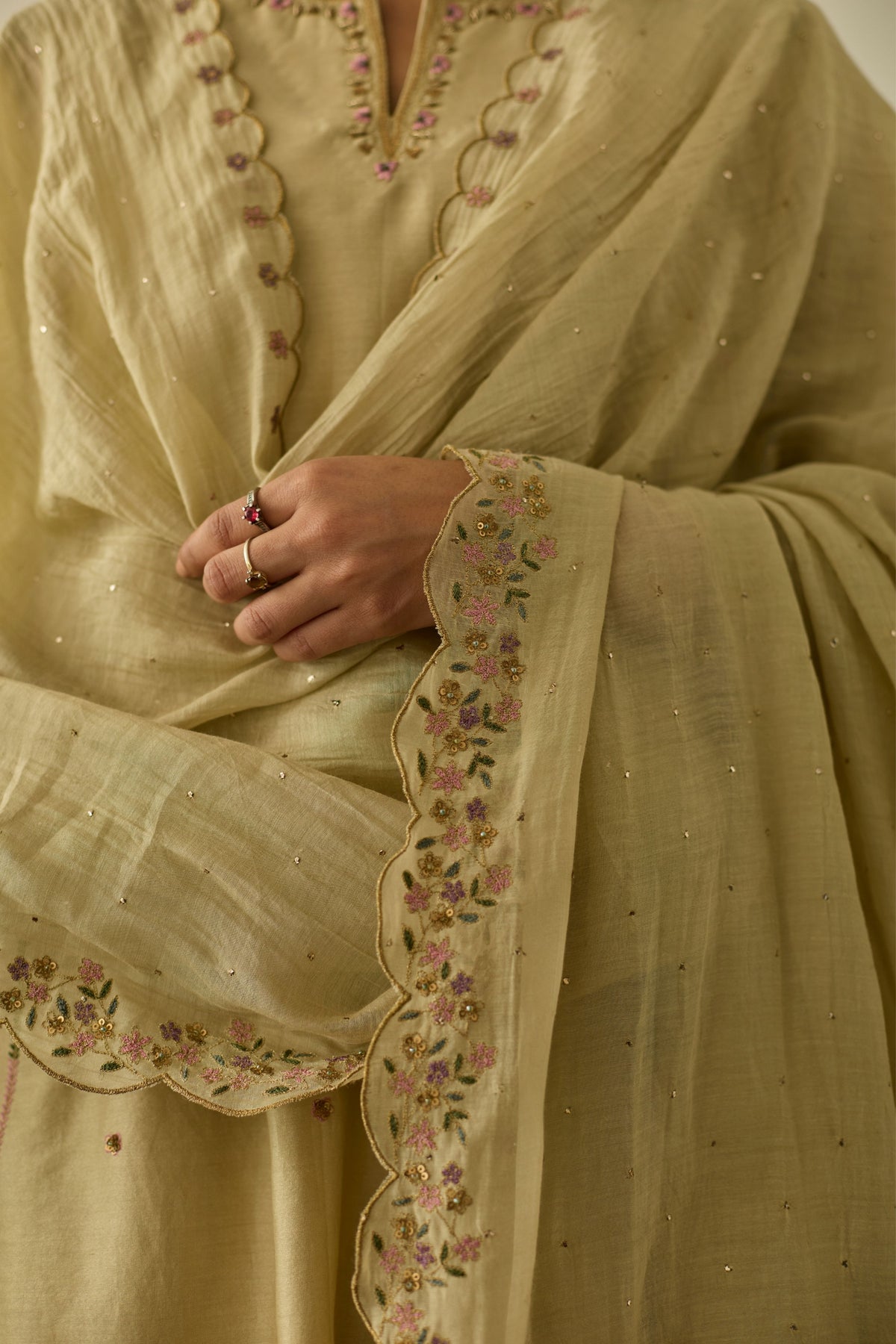 Mehrun Anarkali Set