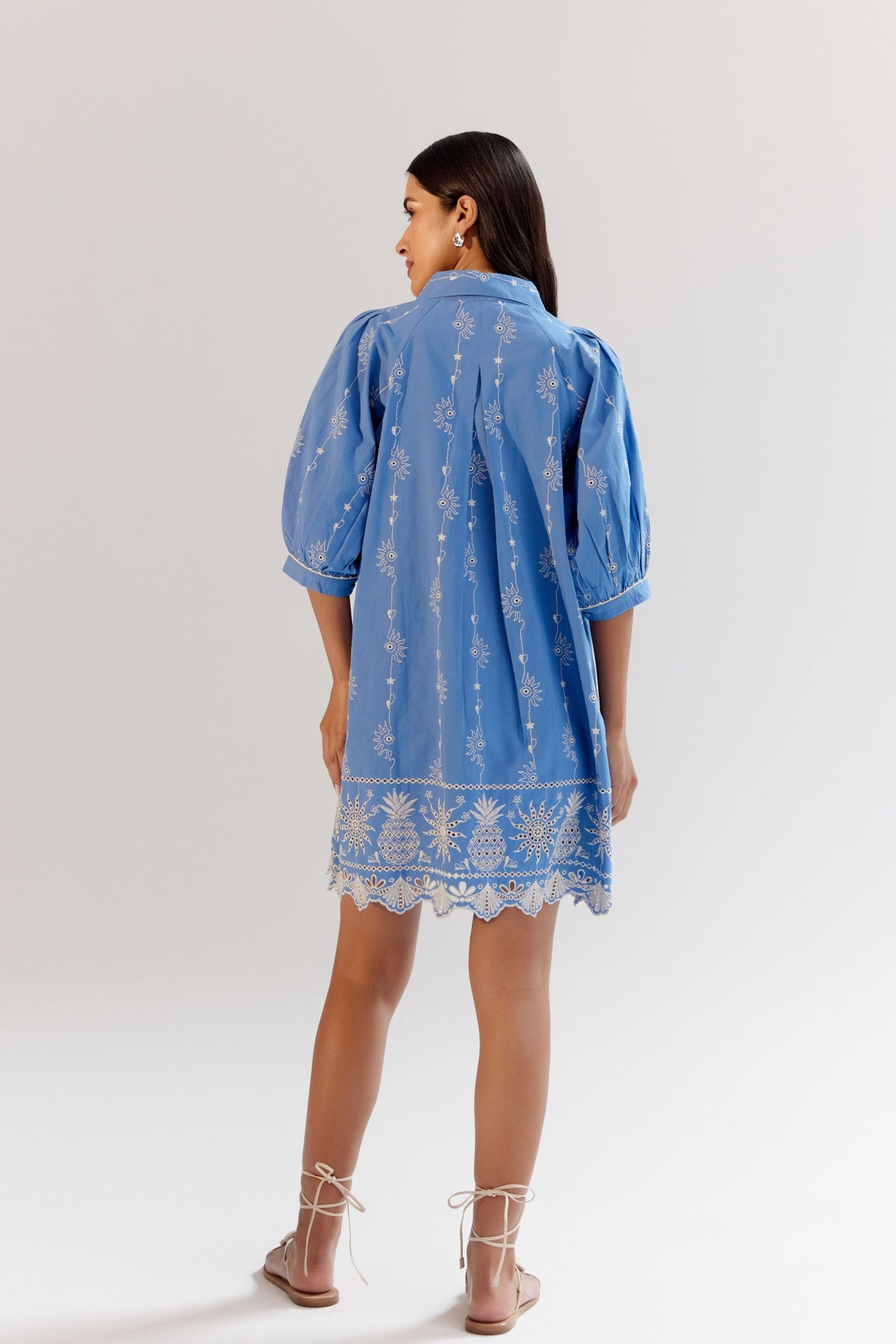 Blue Rosa Mini Dress
