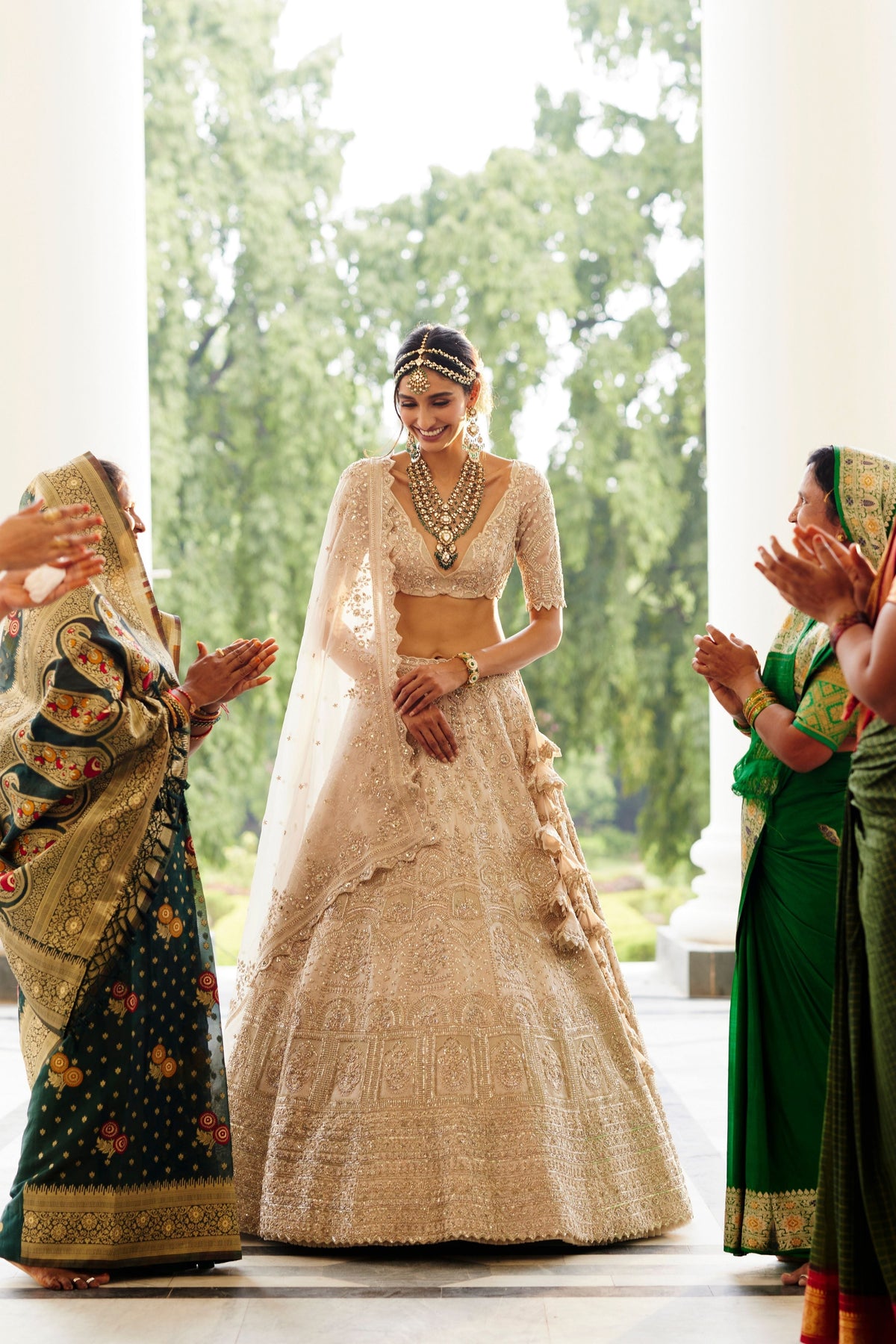 Mahal Ivory Lehenga Set