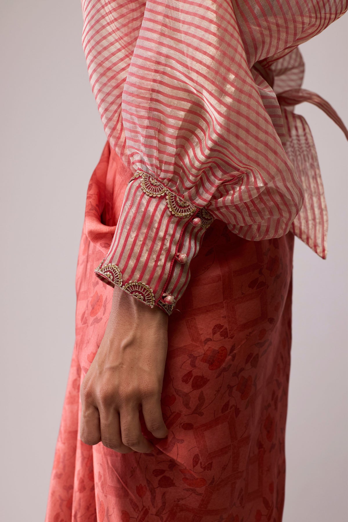 Red Stripe Maria Top