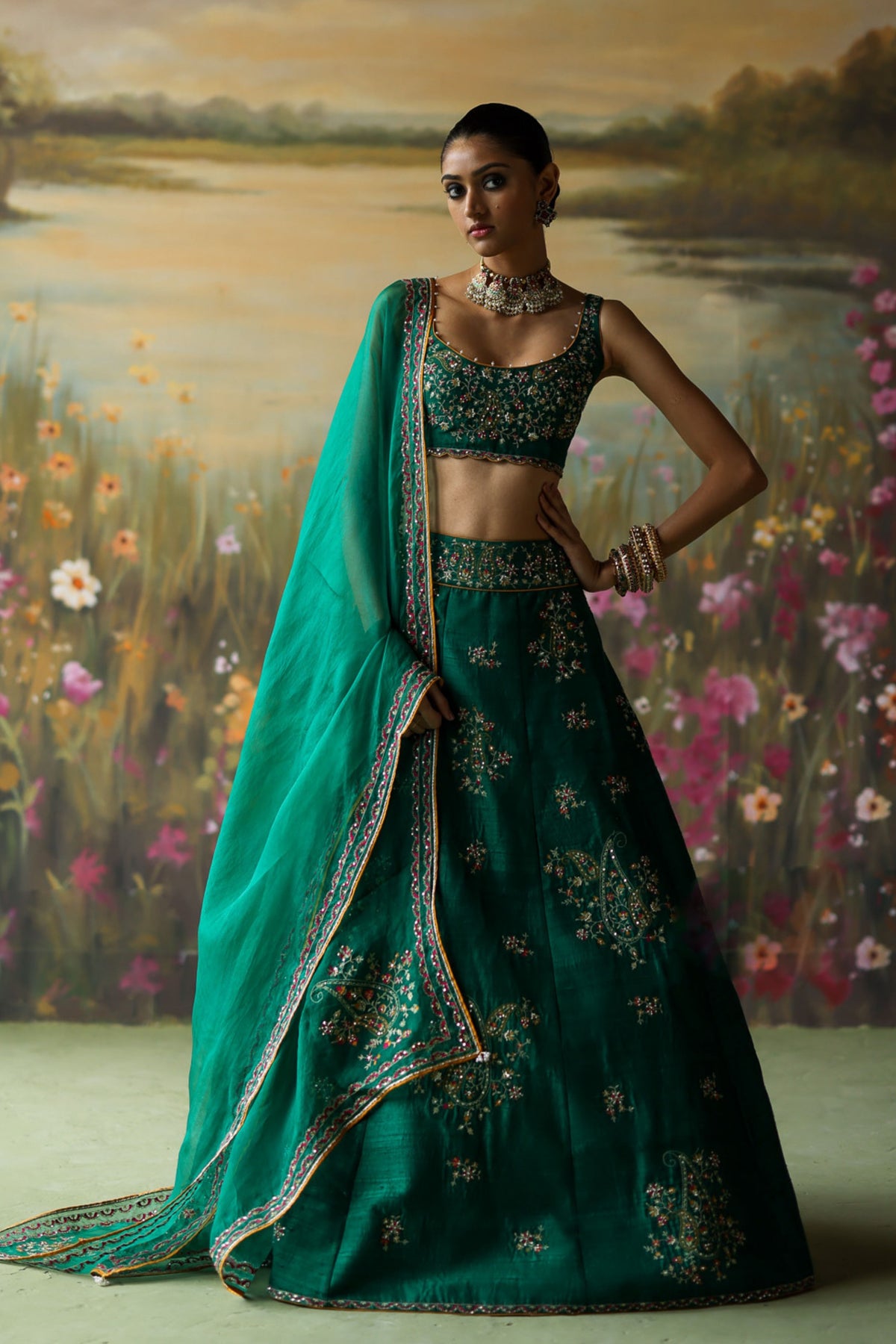 Nazma Lehanga Set