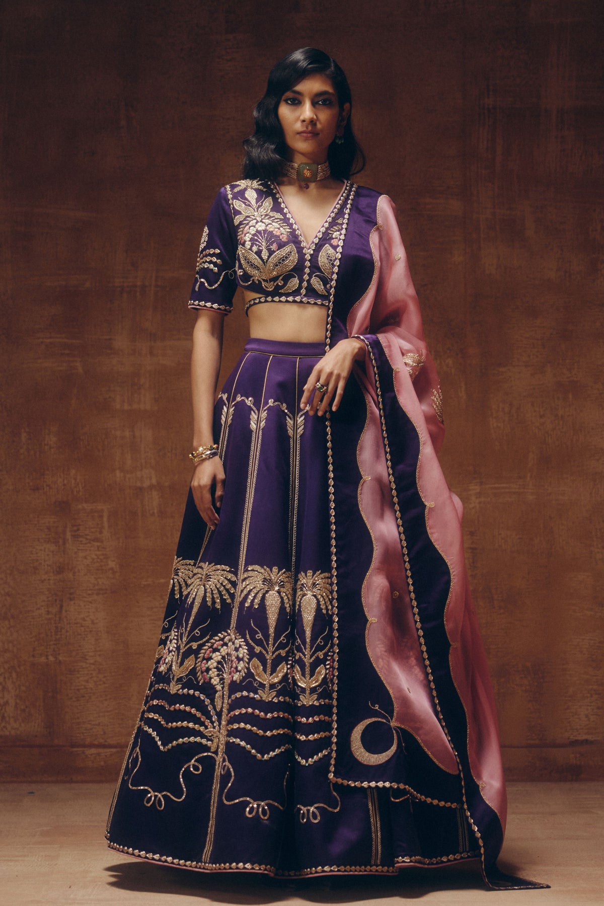 Turin Night Lehenga Set