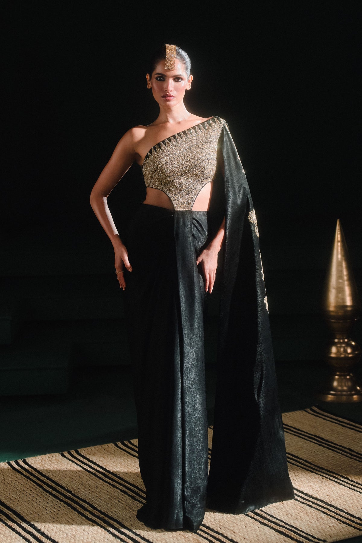 The Kala-Khatta Saree Gown