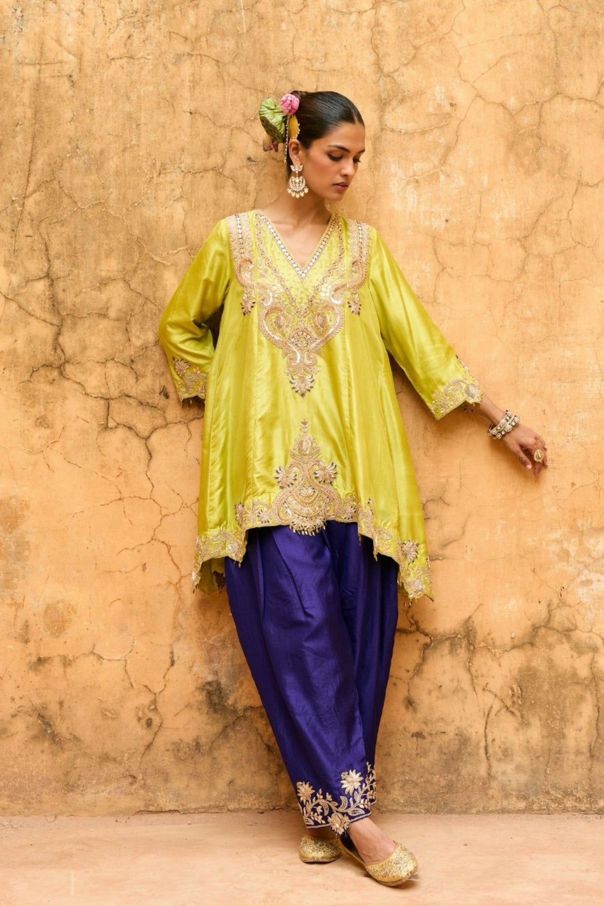 Kaira Green Suit Set