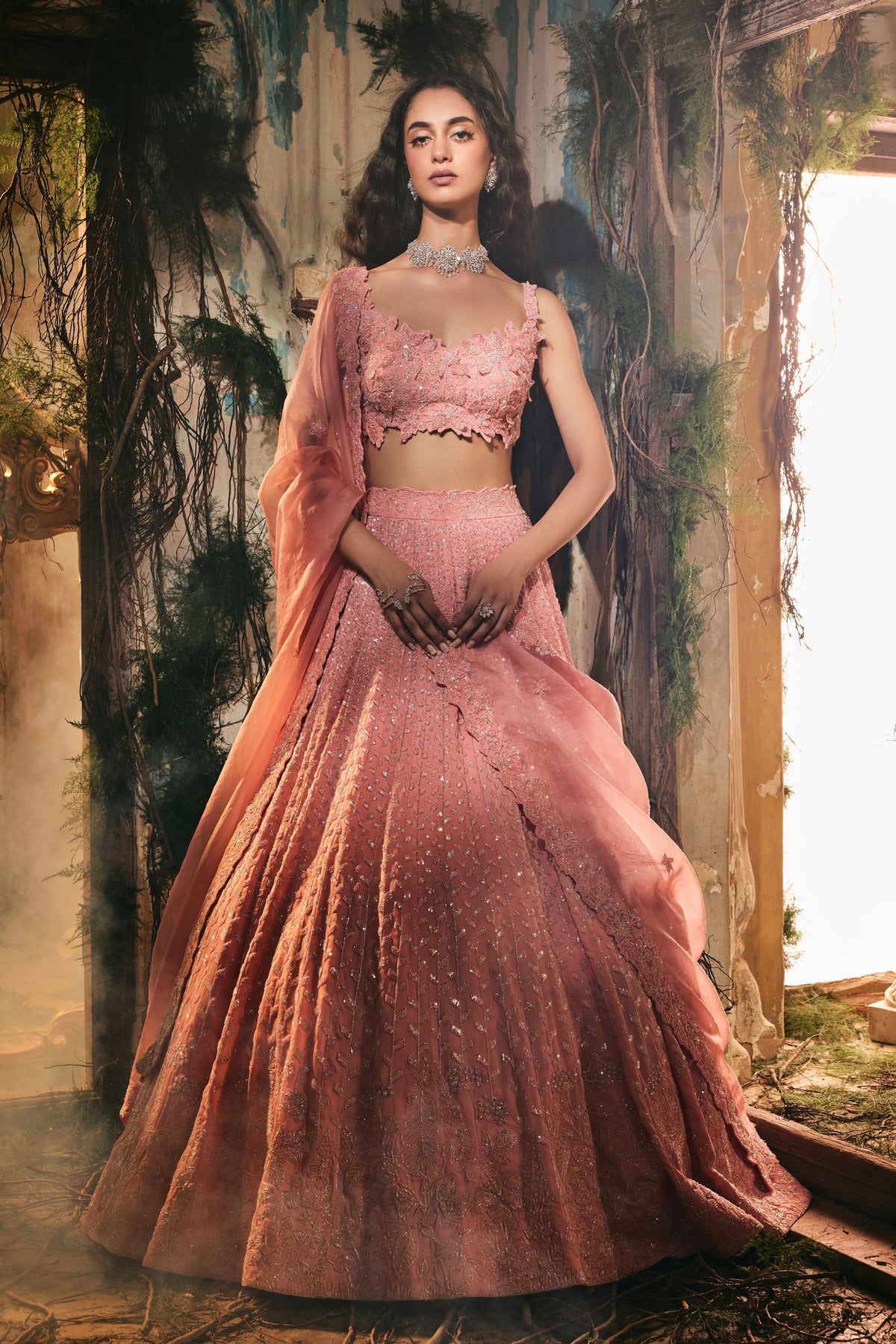 Blush Petal Lehenga Set