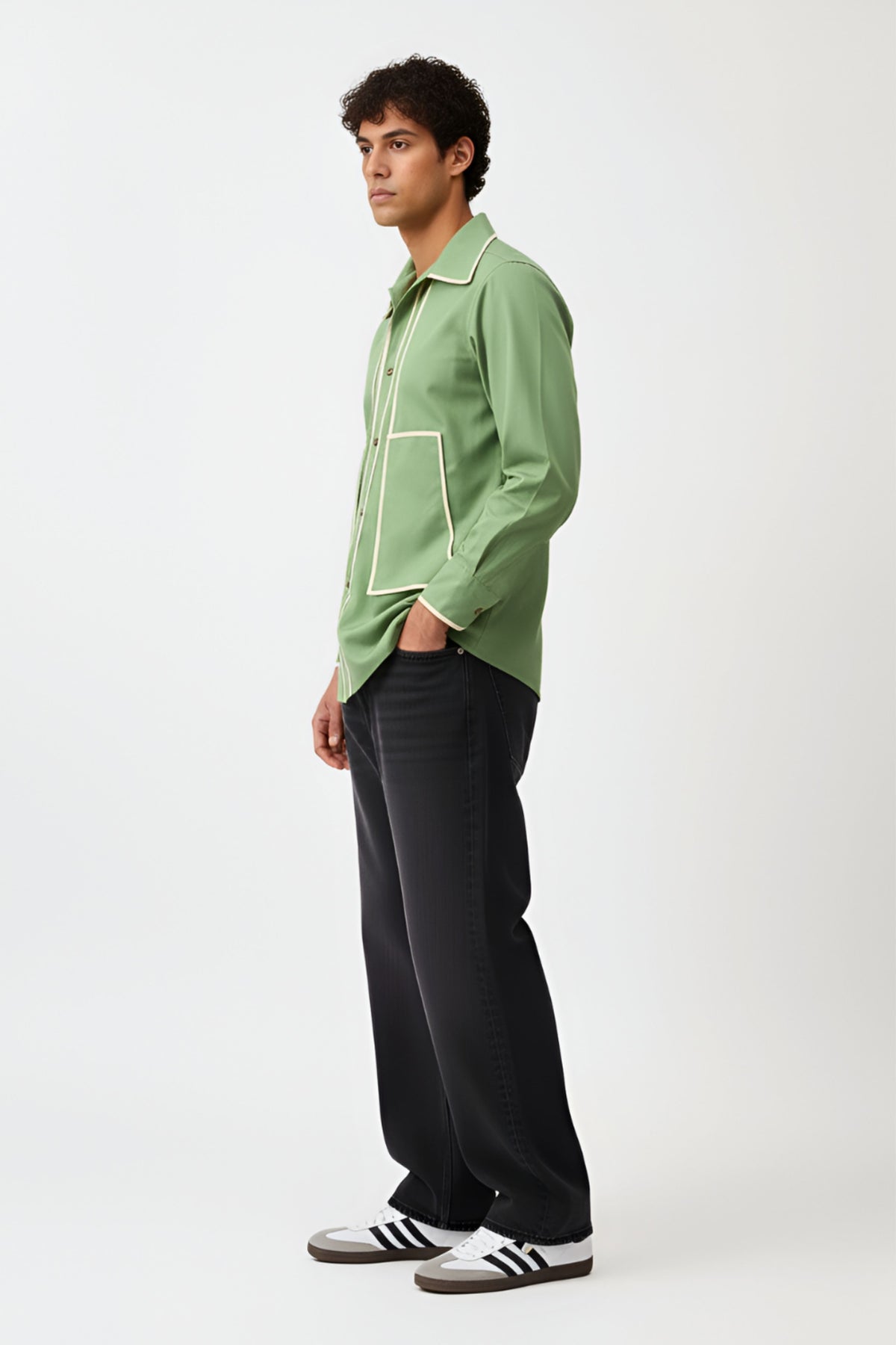 Asparagus Flap Shirt