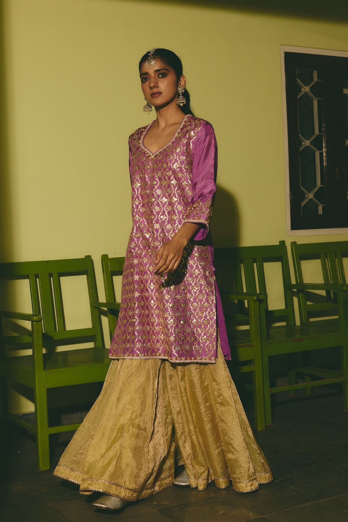 Zehan Aabha Kurta and Sharara