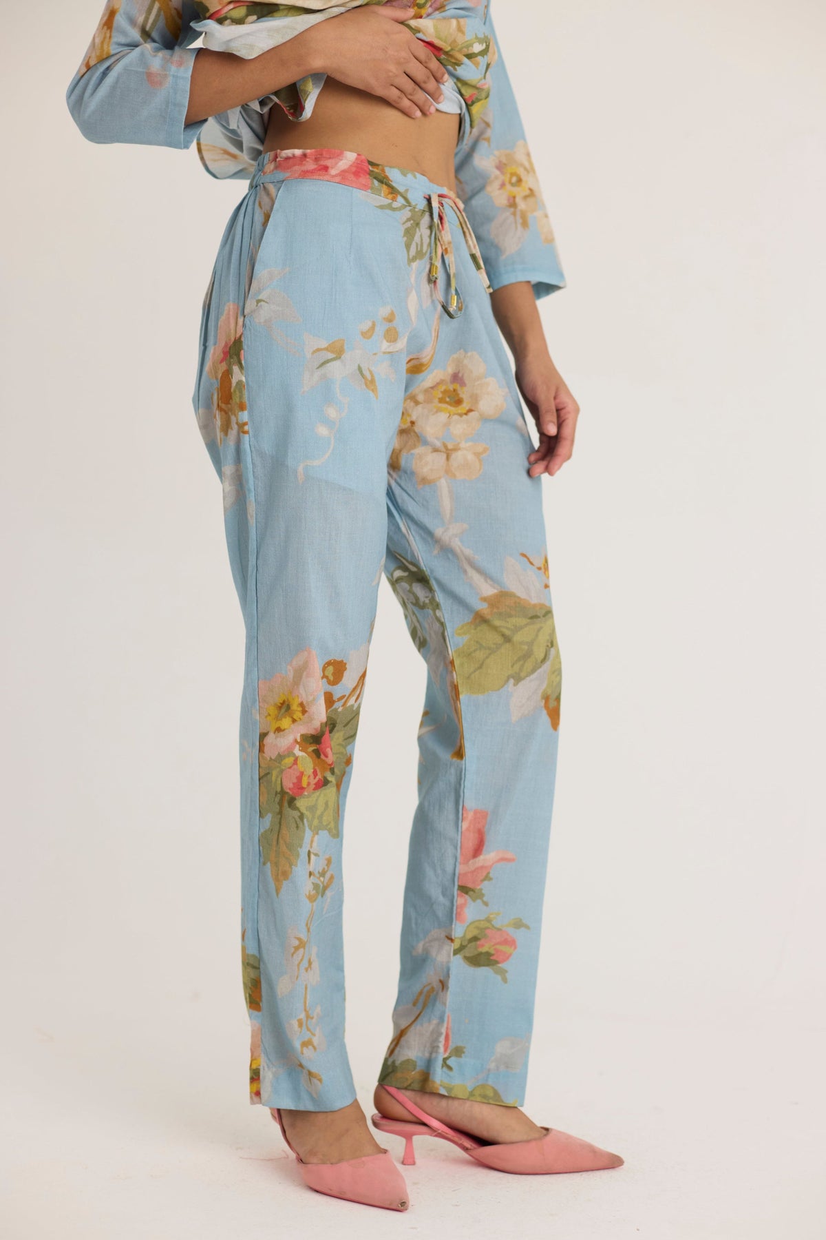 Taffy Long Cotton Kurta Set