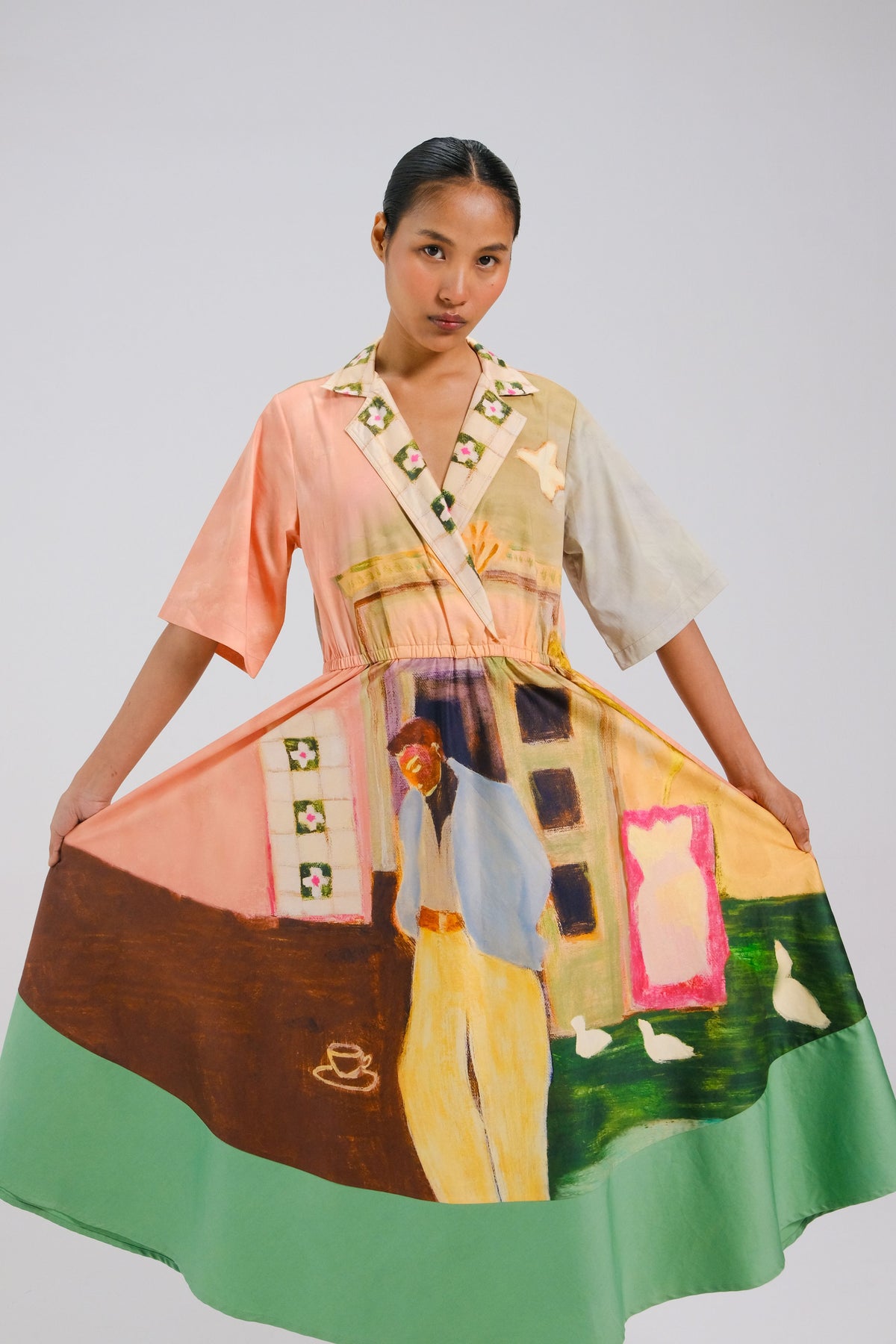 Printblock Dress