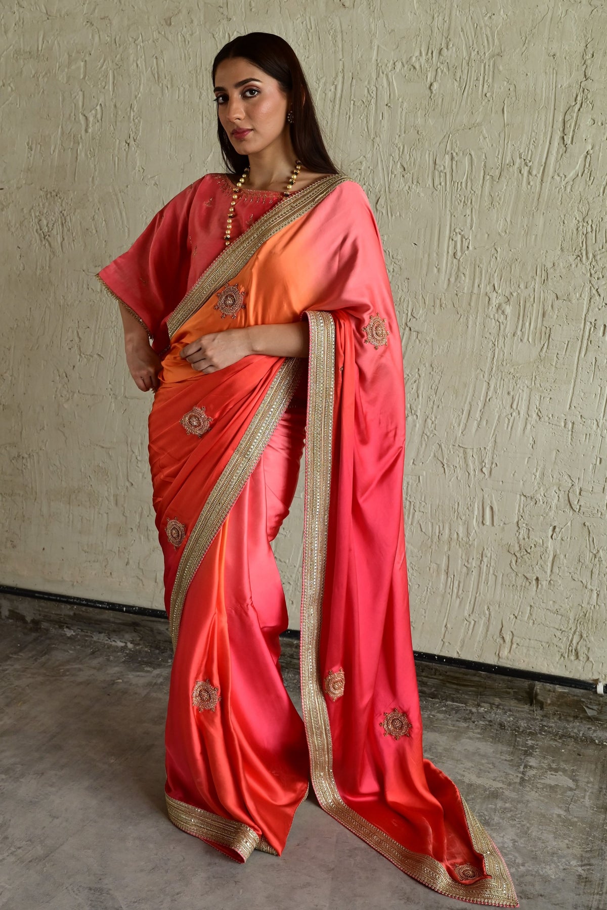 Rose Pink Roop Saree