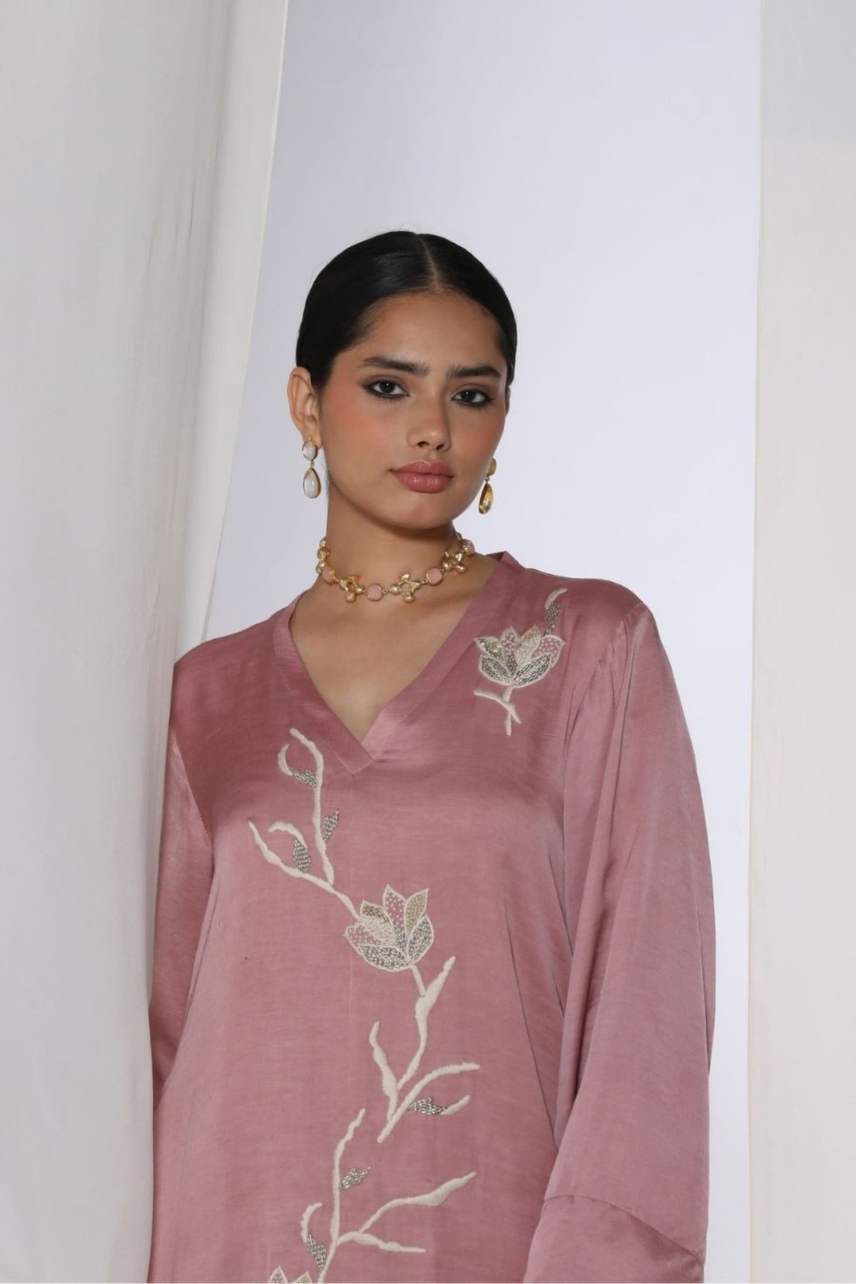Blush Dusk Embroidered Kurta