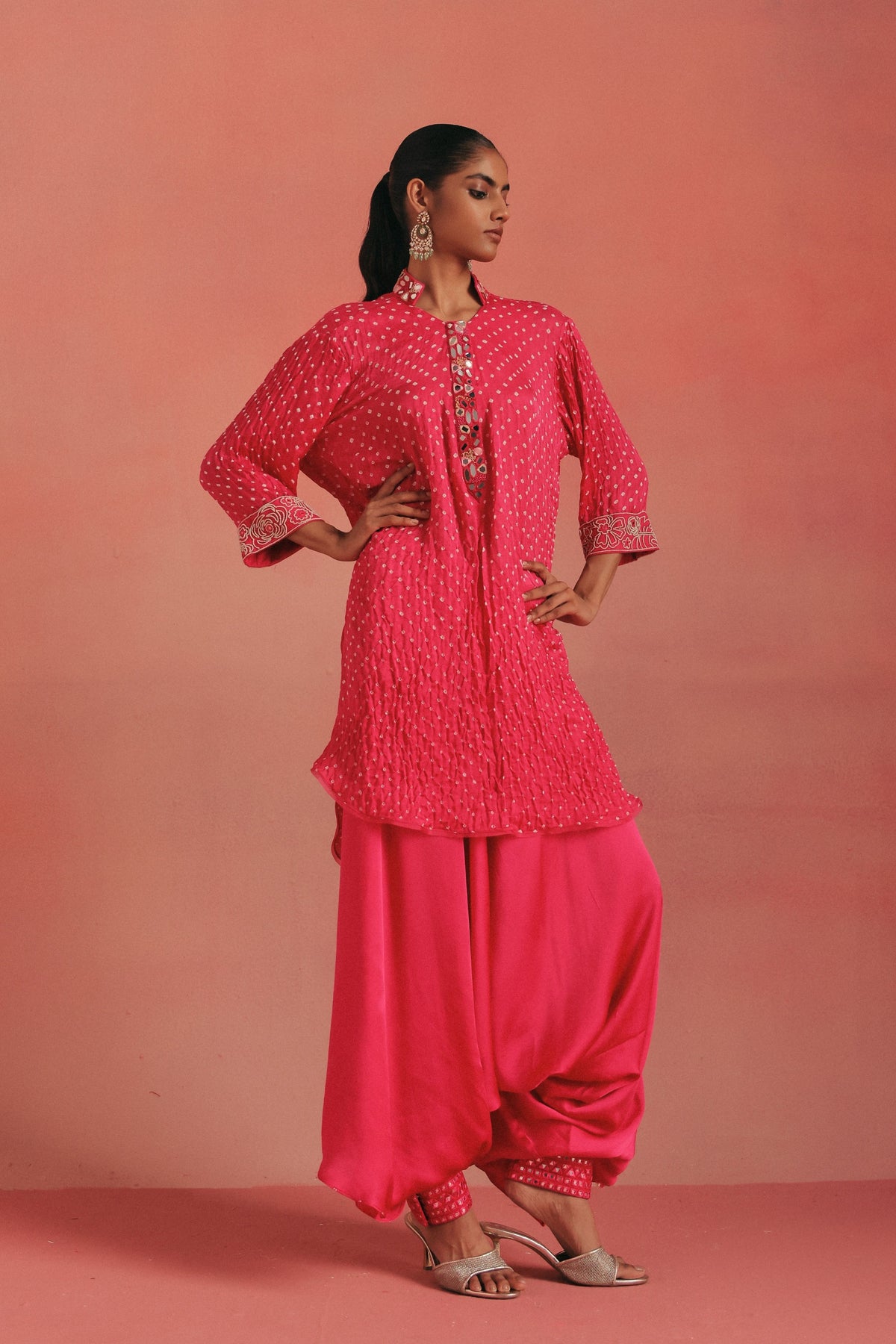 Hi Low Kurta Shirt Set