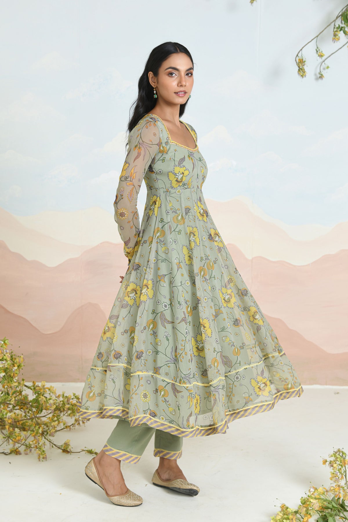 Sunpetal Anarkali