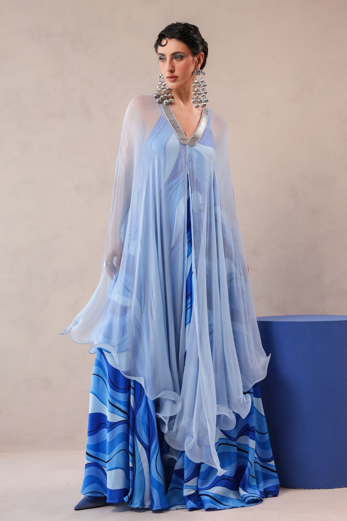 Sky cape Set - Pallavi Jaipur - Elahe