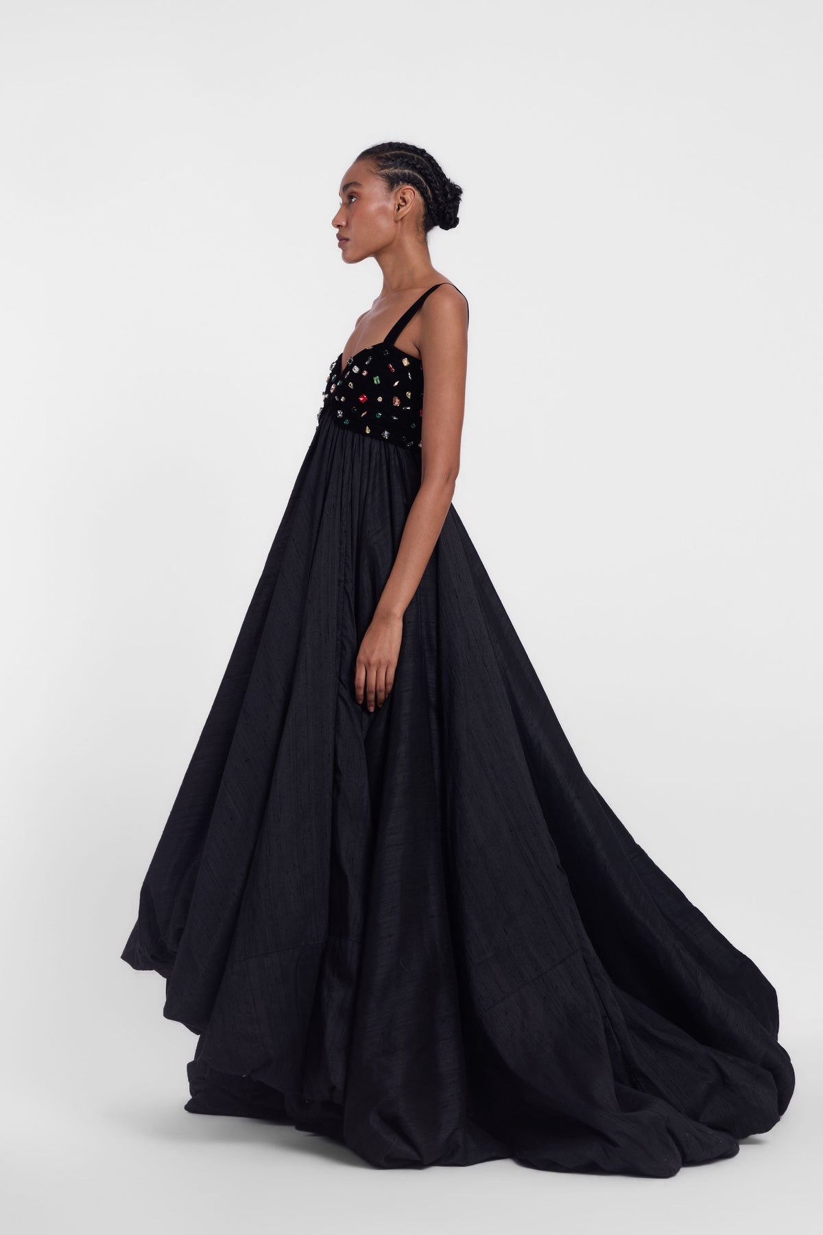 Balloon Hem Gown