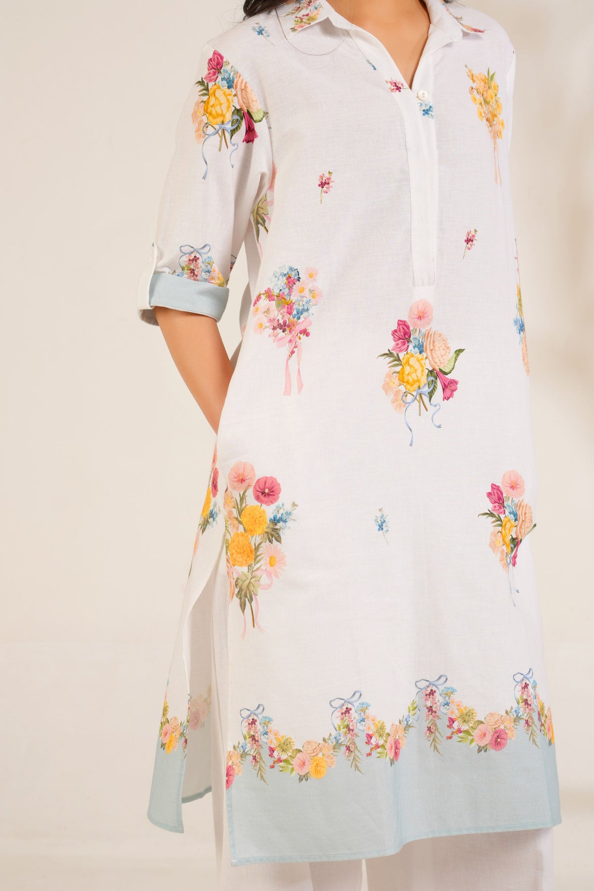 Floral Kurta Set