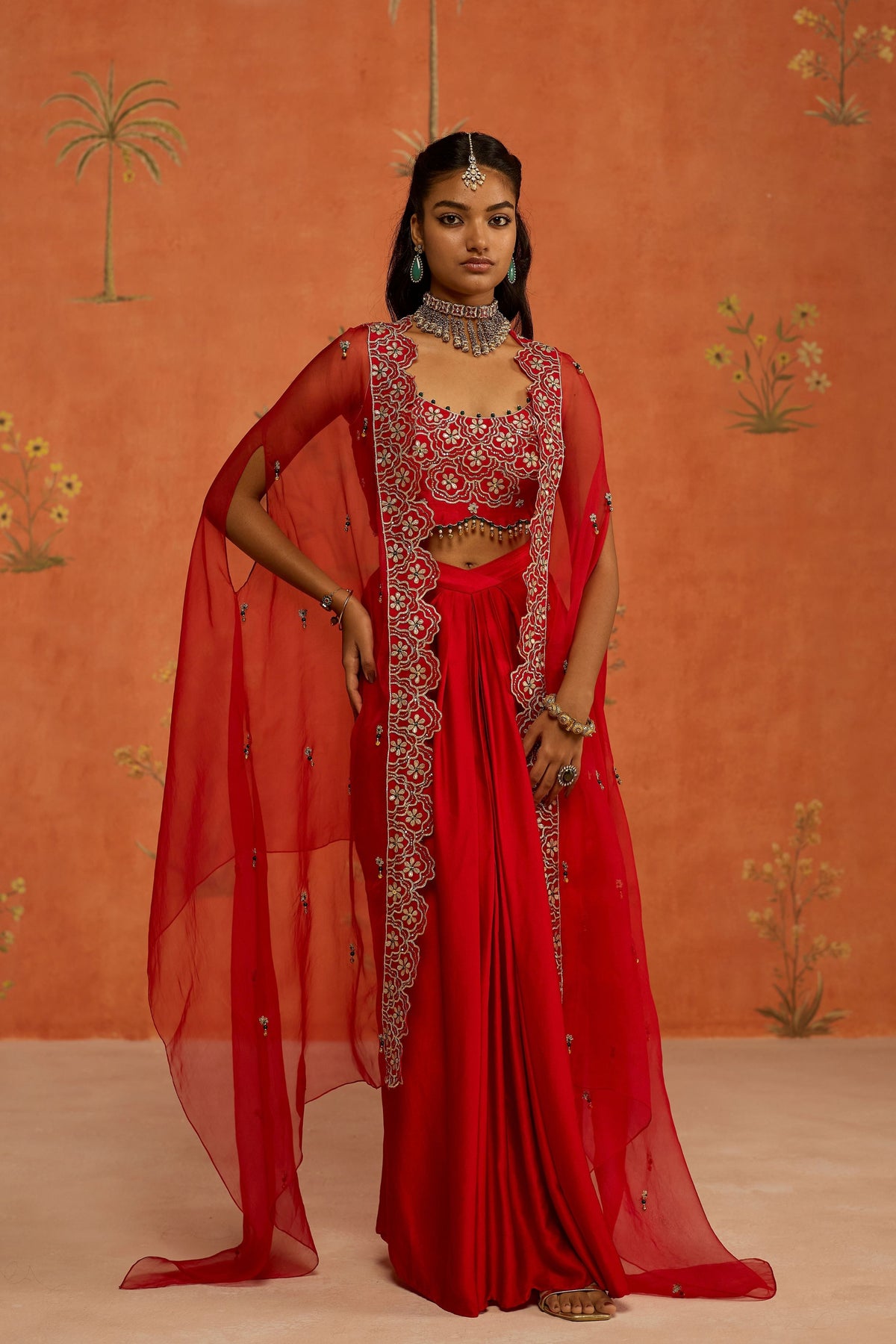 Damini Cape Set