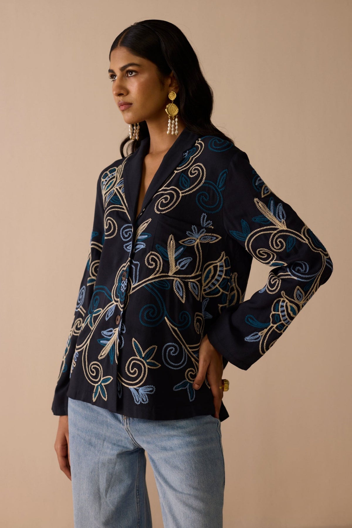 Navy Celine Blazer