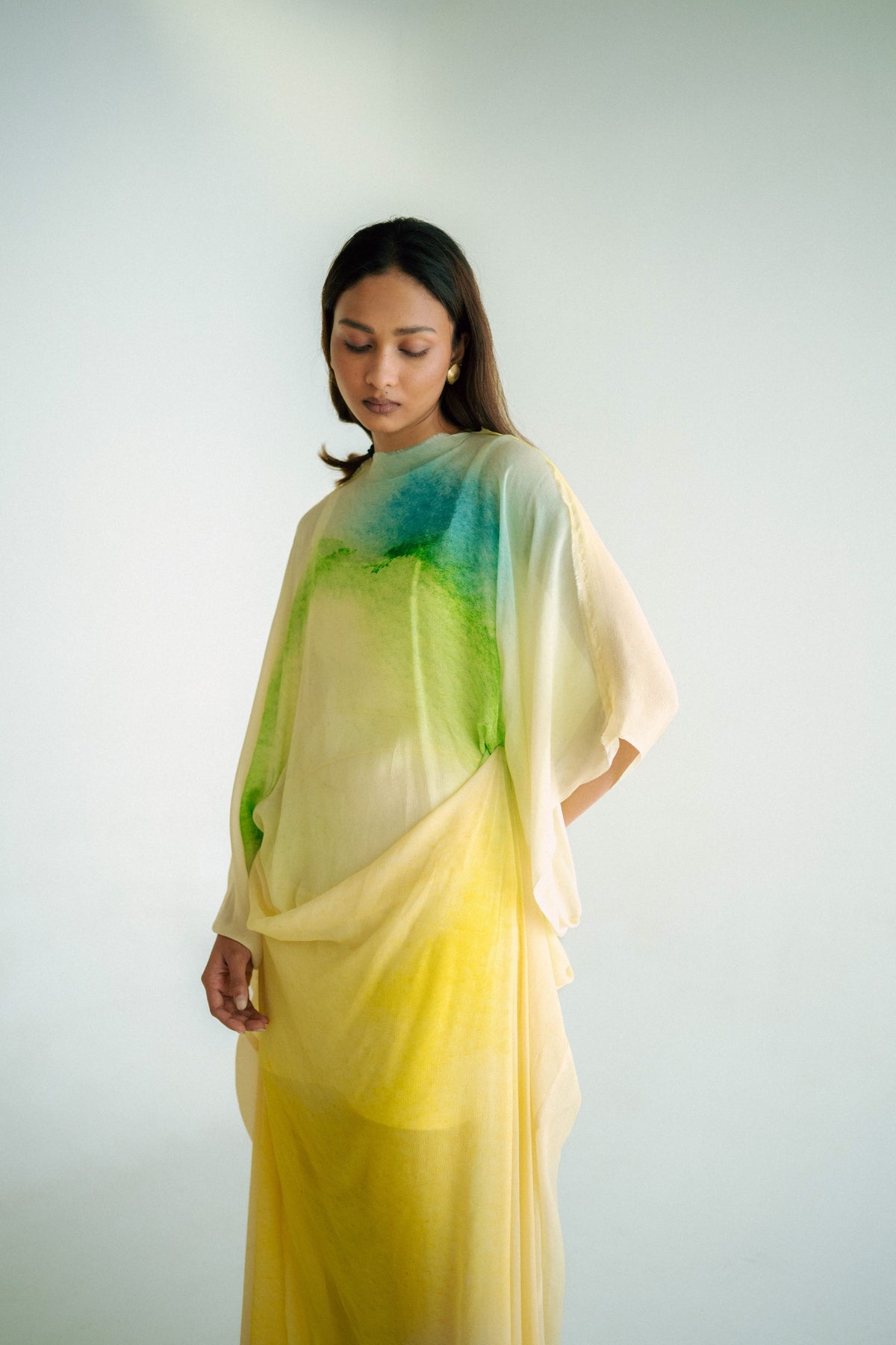 Printed Tie Up Kaftan