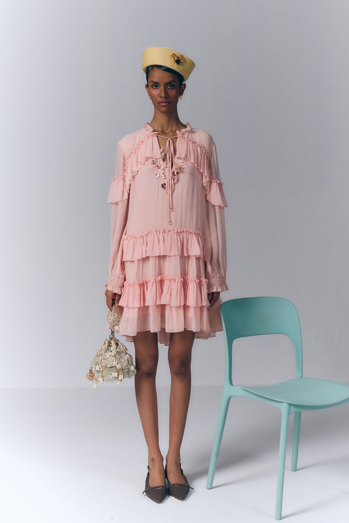 Tiered Short Dress