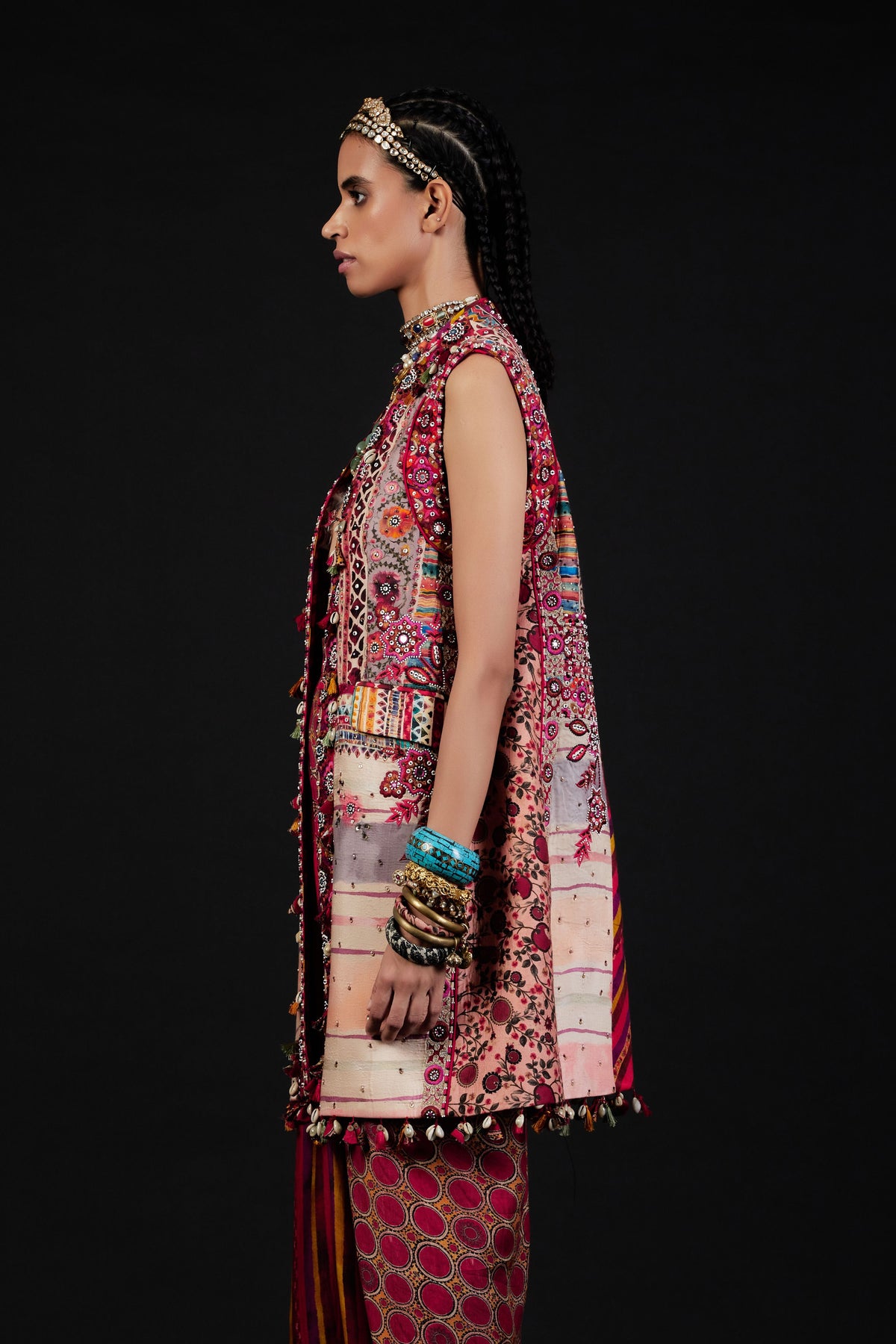 Ruhi sleeveless jacket