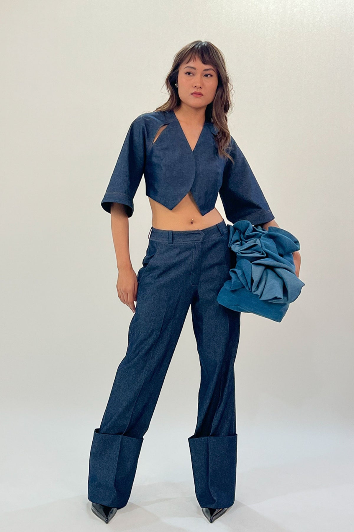Folded Hem Pants