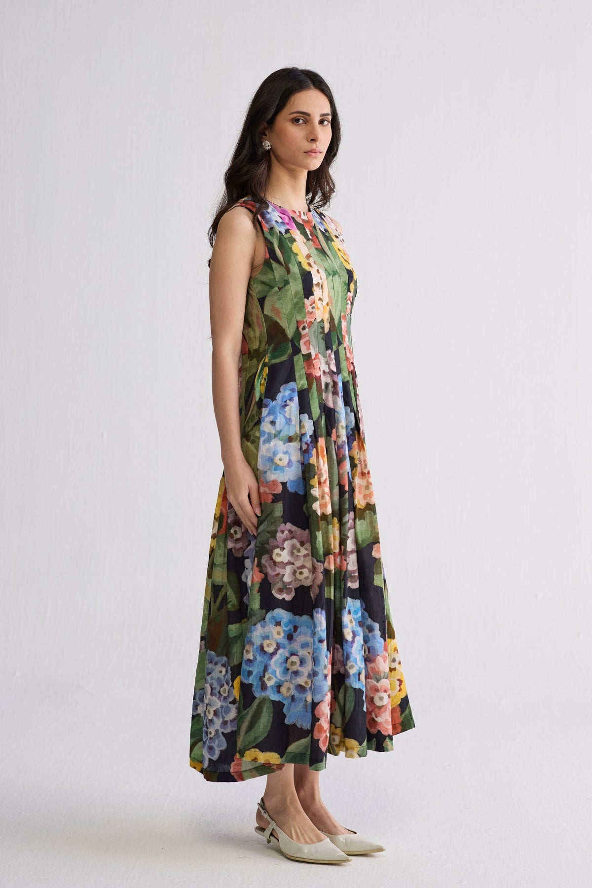 Rain Pleated Dress