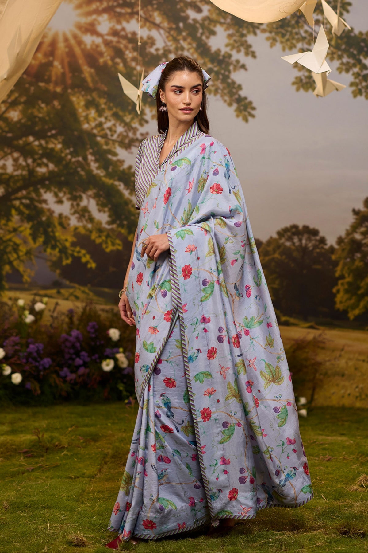 Fig n Fable Lilac Saree