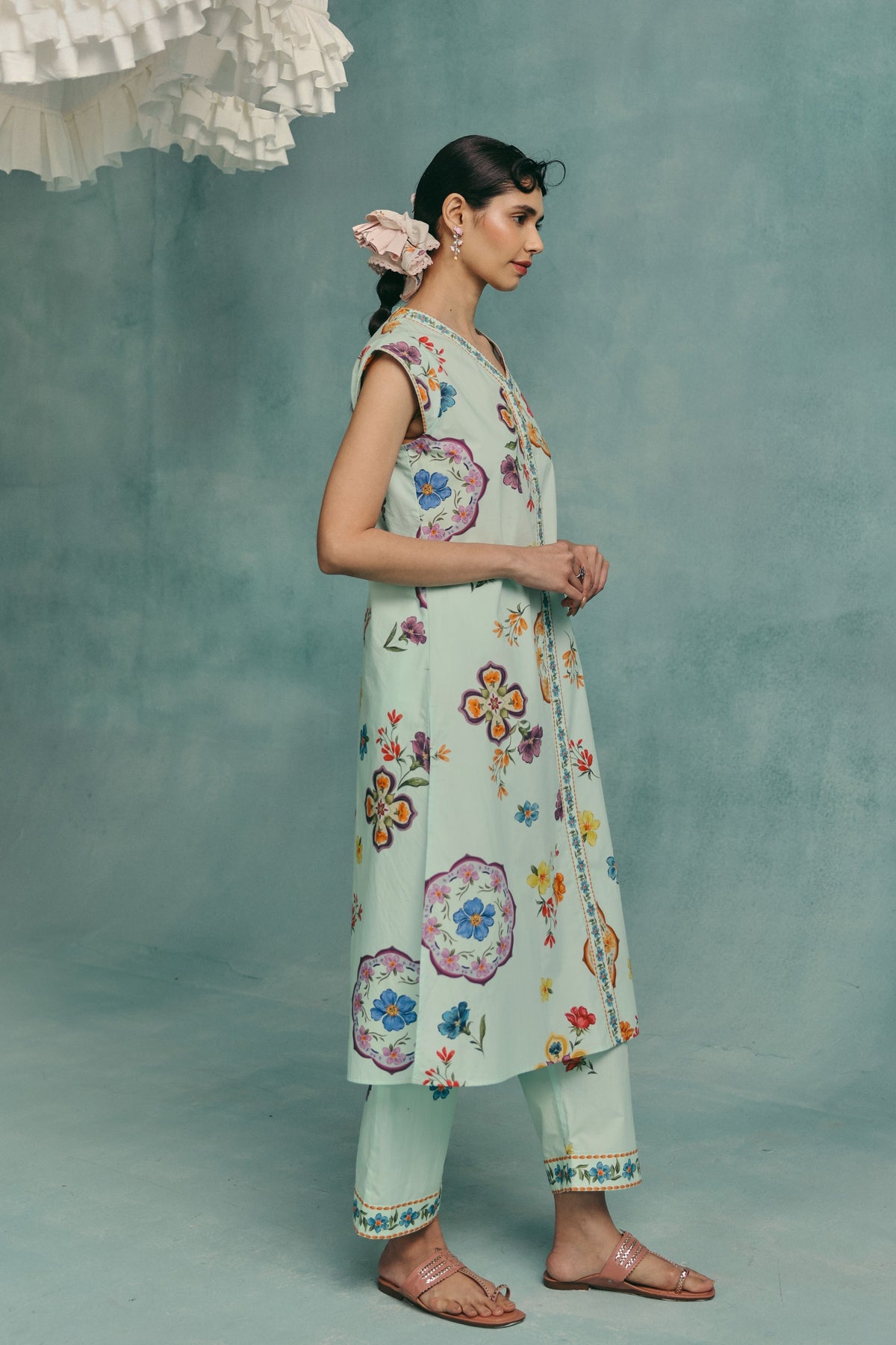 Daisy Blue Kurta Set