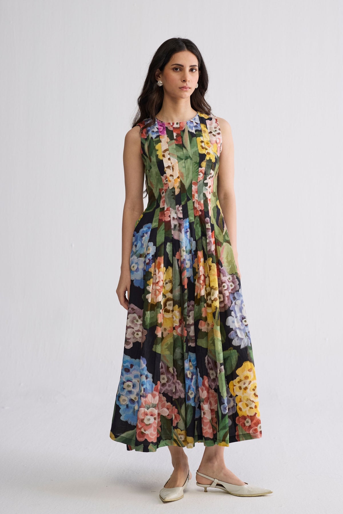 Rain Pleated Dress
