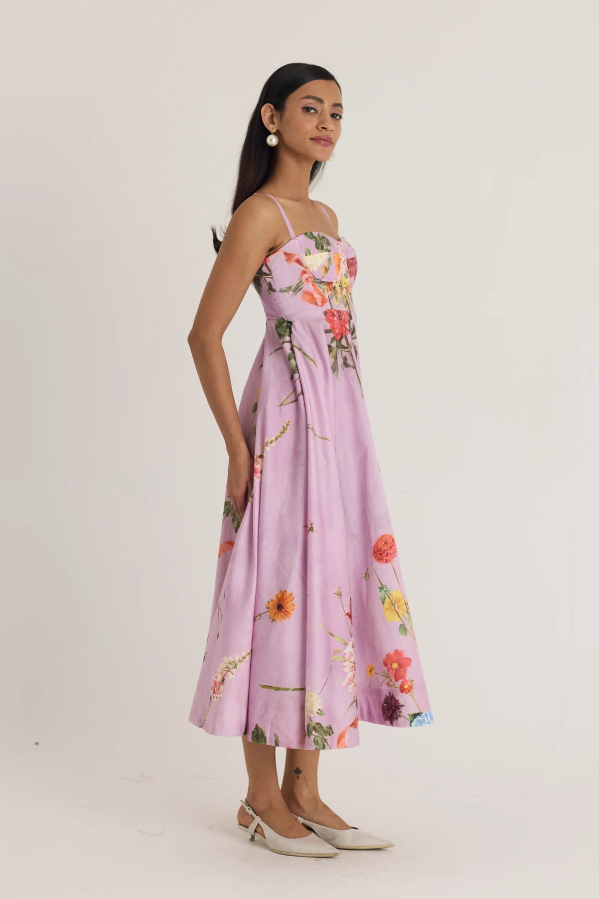 Giggle Berry Flared Bralette Dress