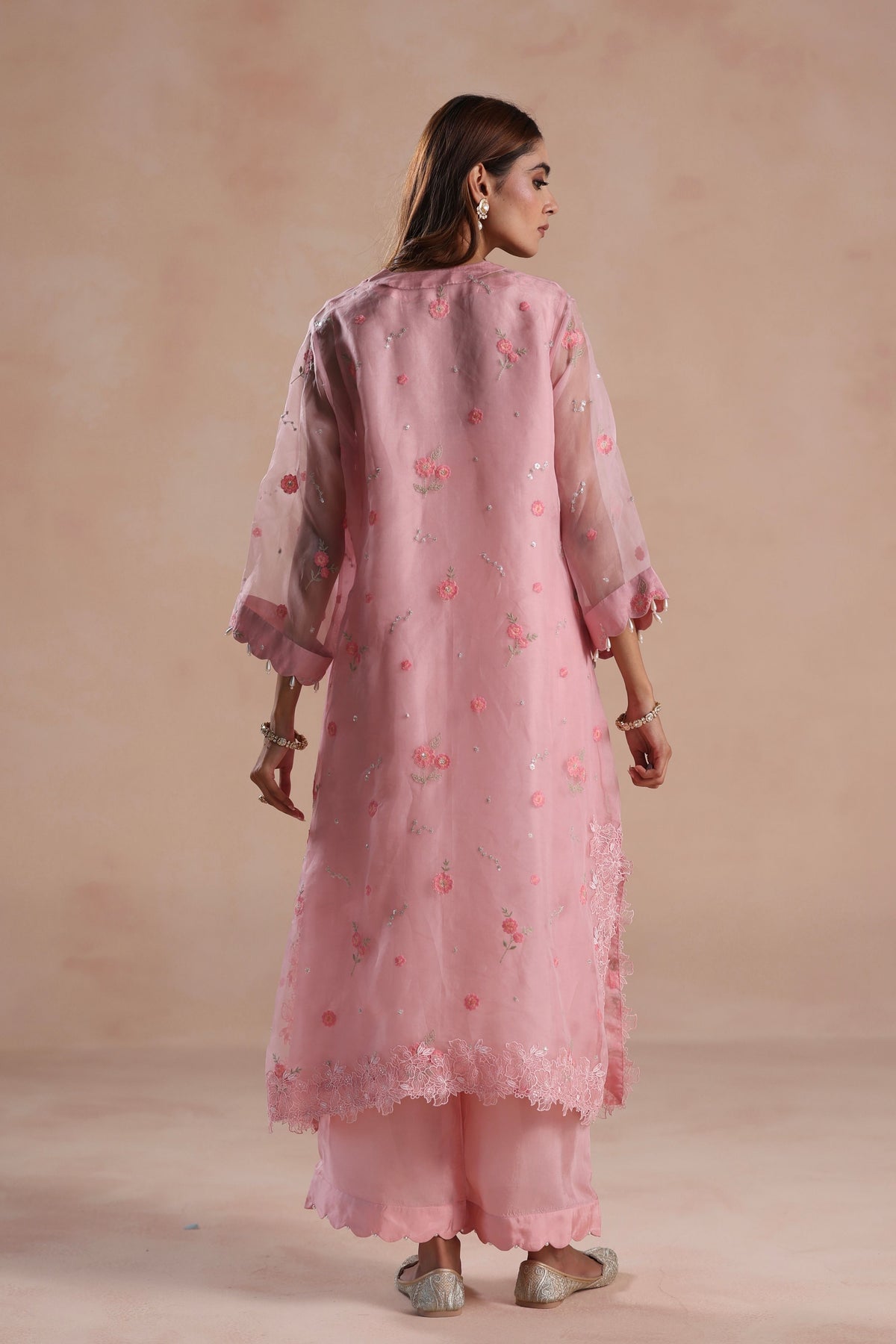 Sareena Pink Kurta Set