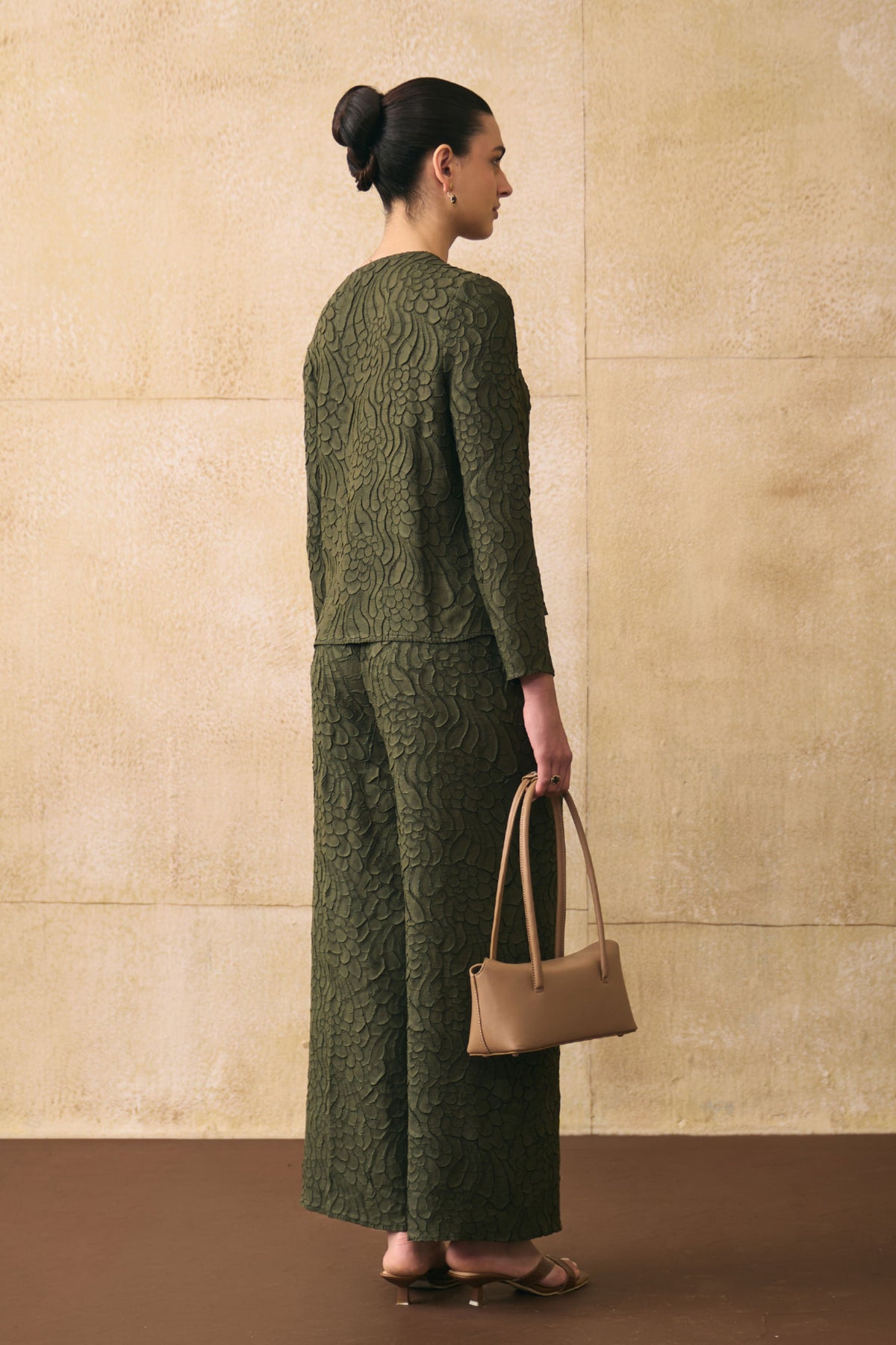 Military Green Elnia Co-ord Set