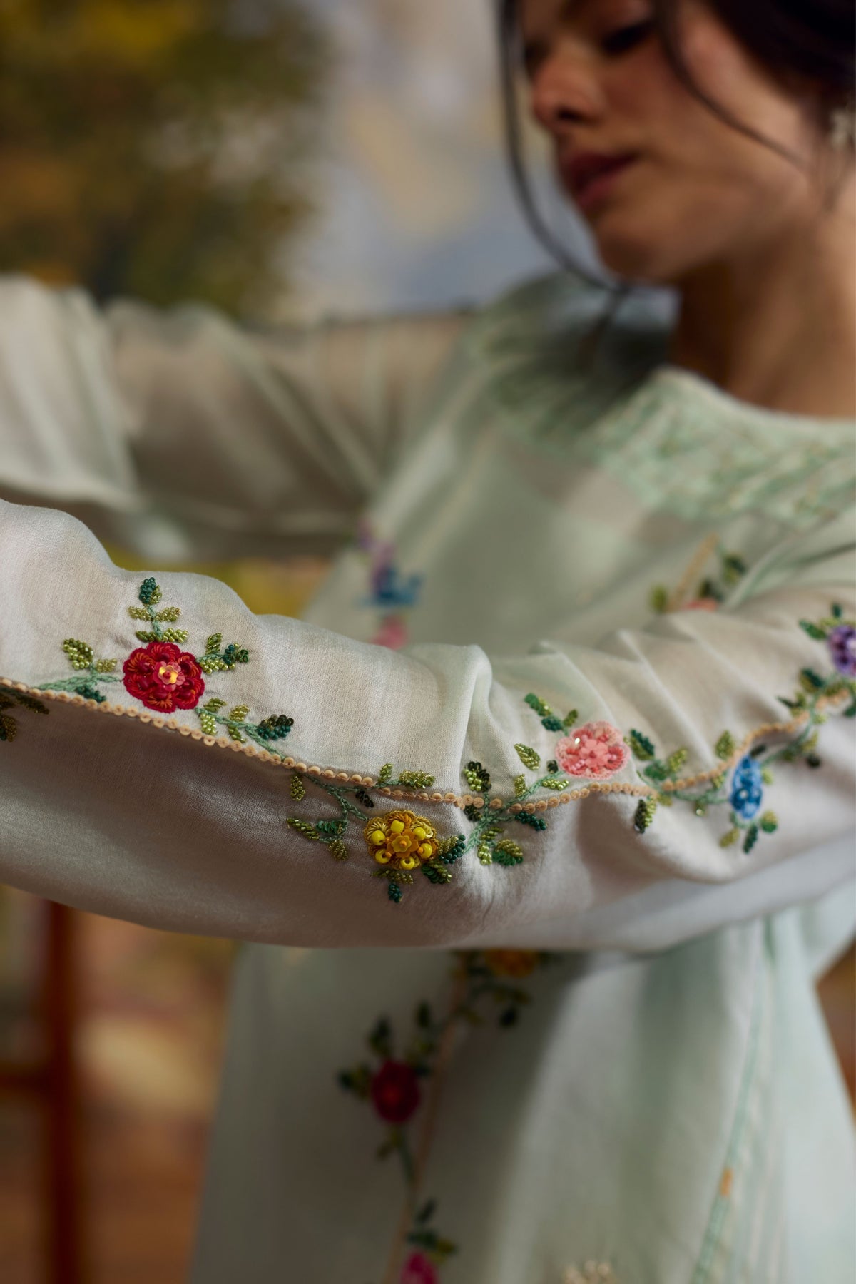 Meadow Smocked Kurta