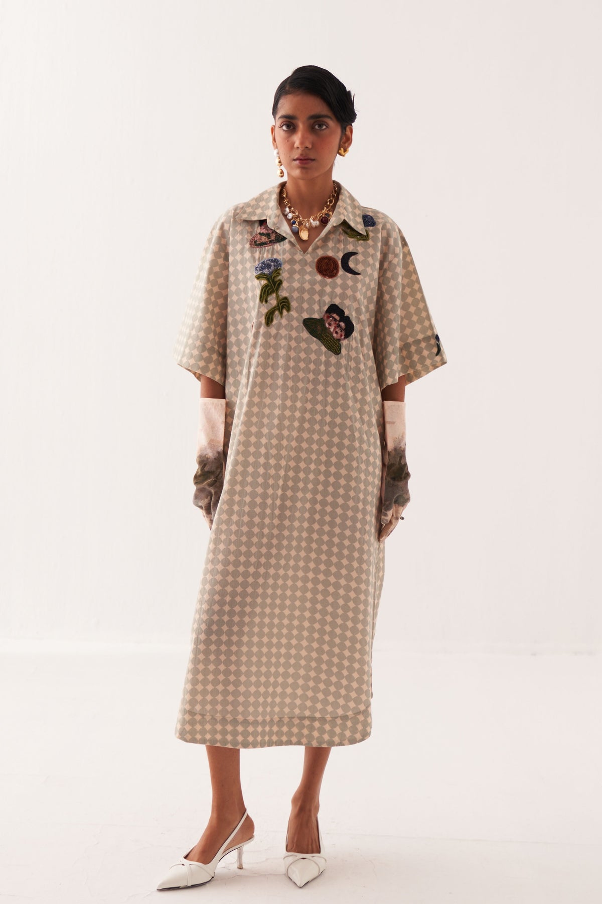 Frida Embroideried  Mh Dress