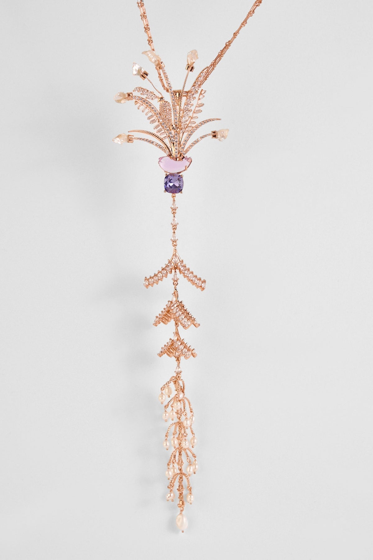 Le Sunset Palm Free Fall Pendant
