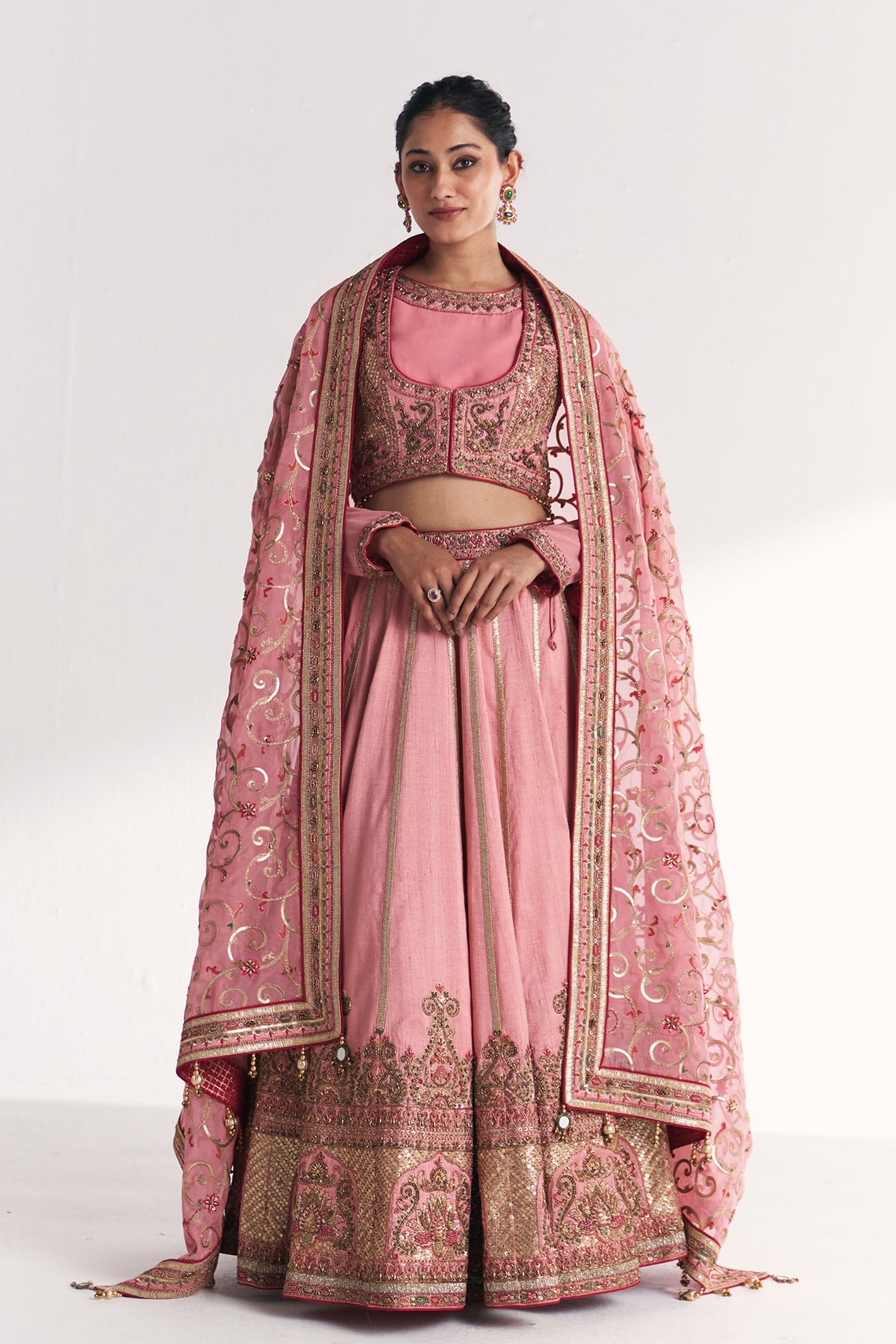 Neelkamal Light Pink Lehenga Set