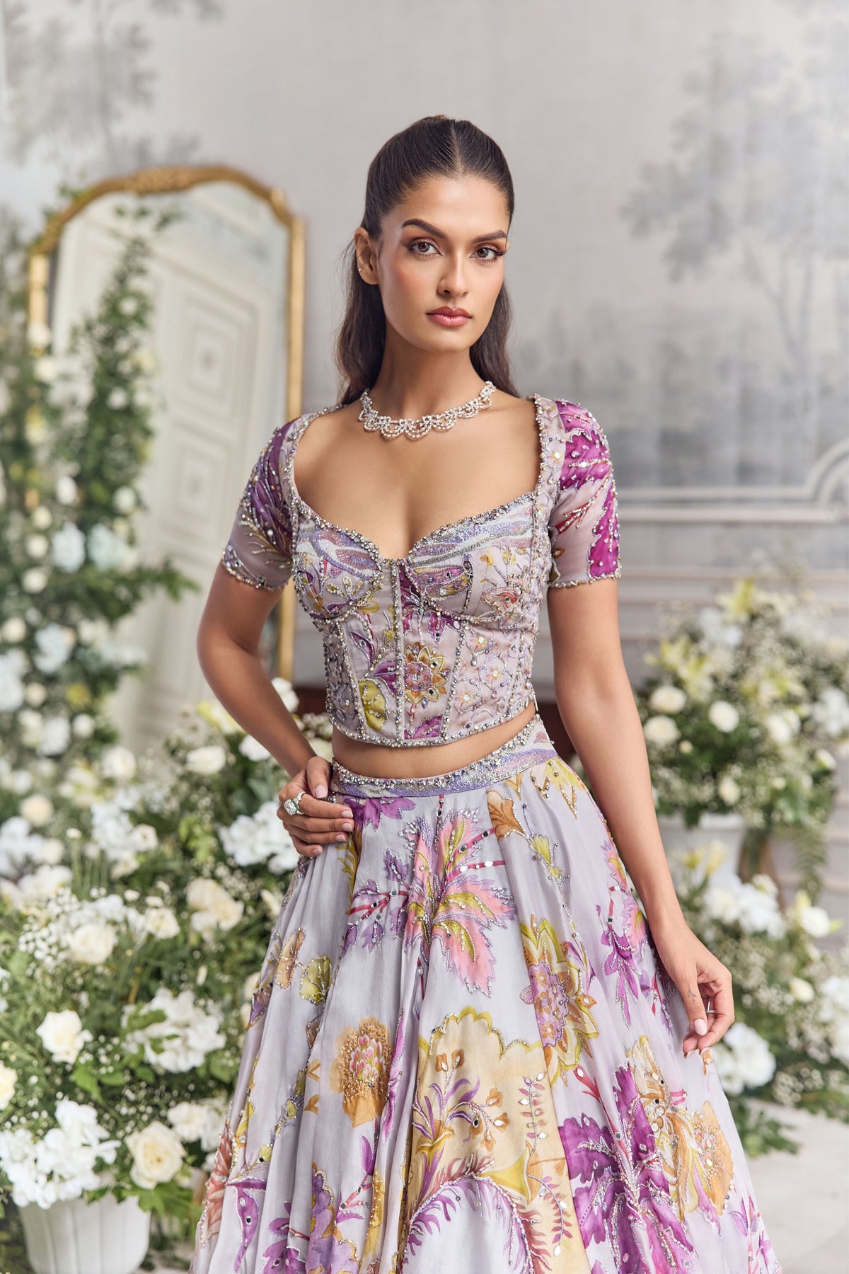 Wafiya Lehenga Set