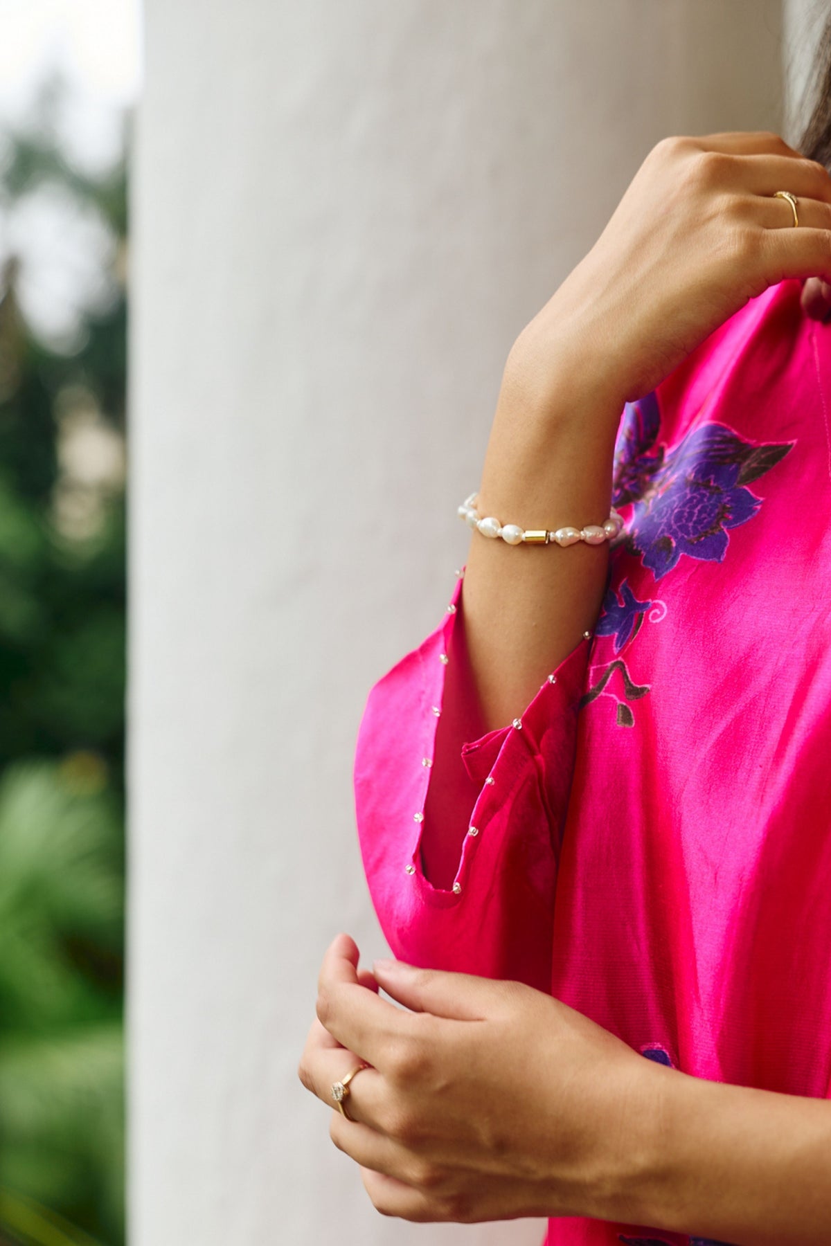 Elin Fuchsia Kurta Set