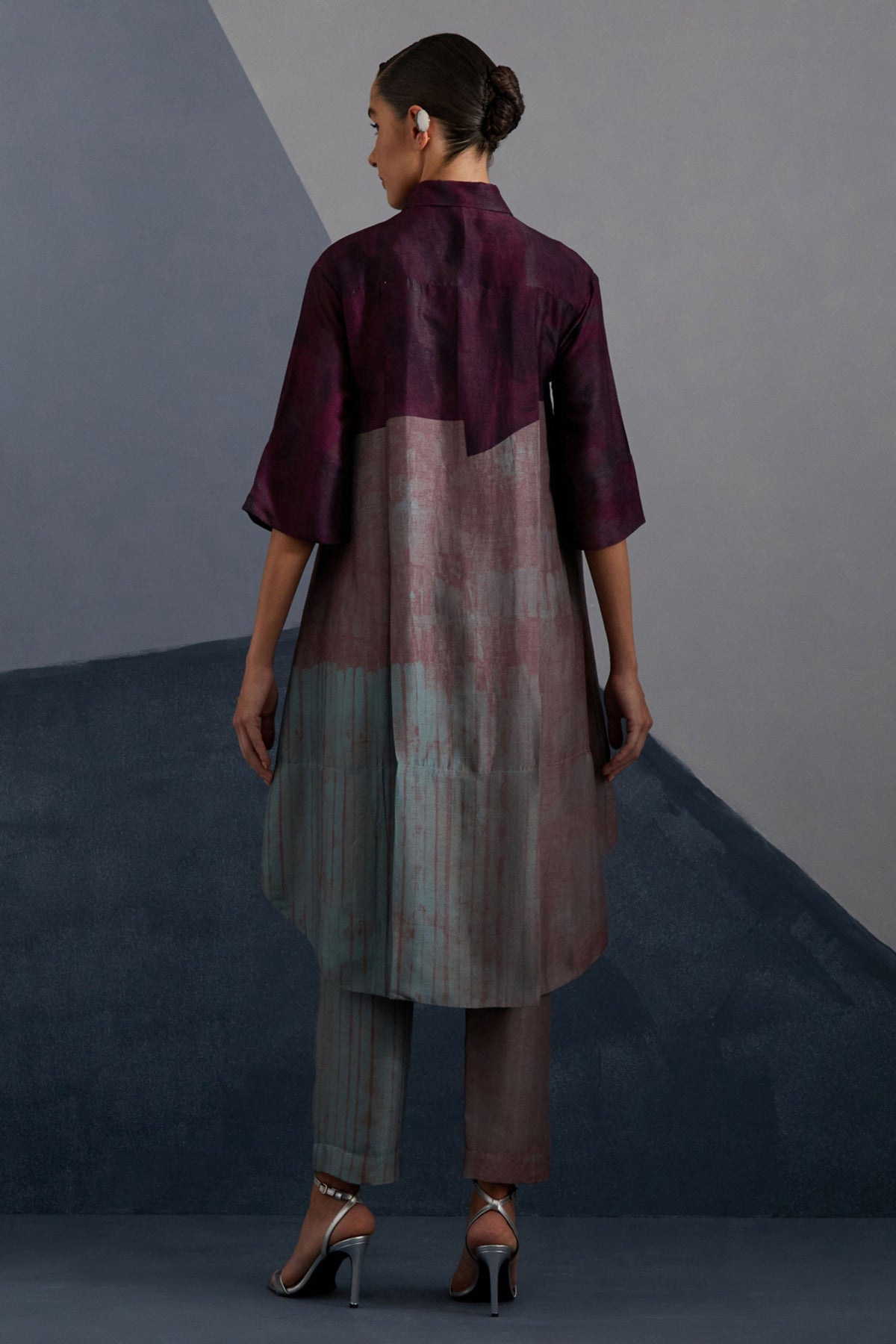 Omen Aubergine & Teal Tunic Set