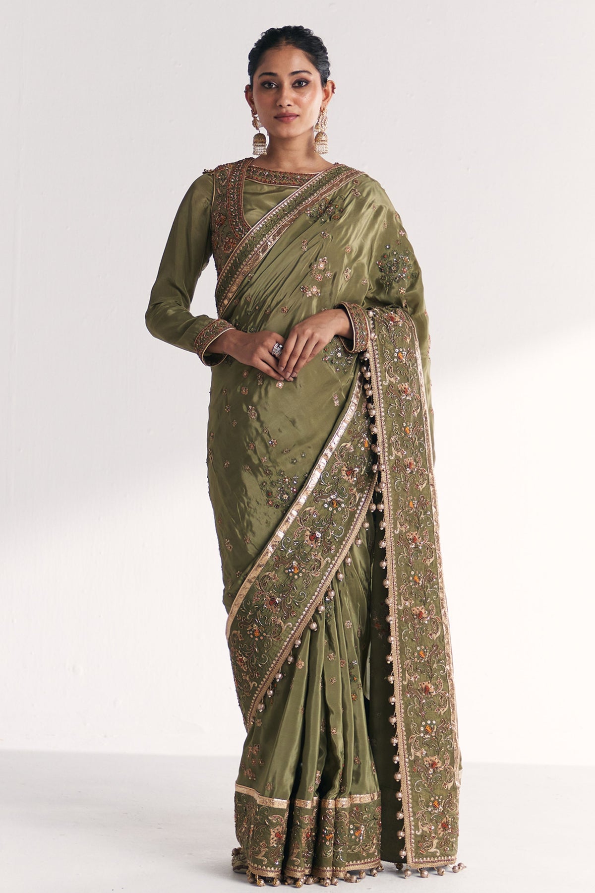 Arzoo Green Saree
