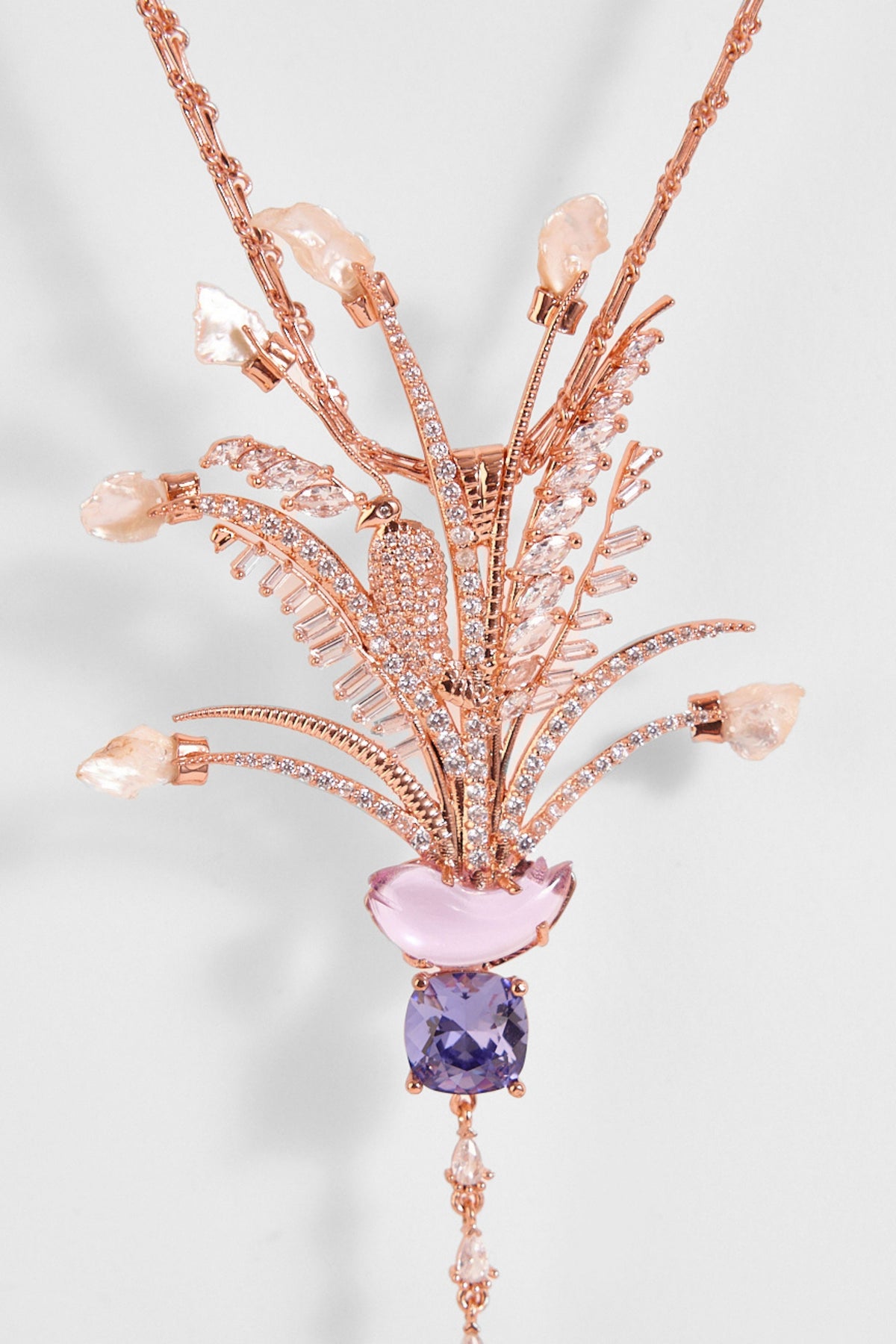 Le Sunset Palm Free Fall Pendant