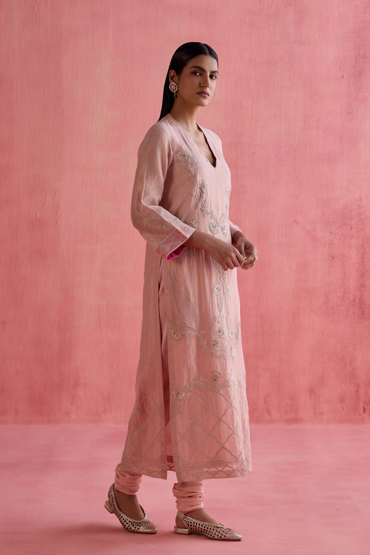 Khwaab Pink Kurta Set