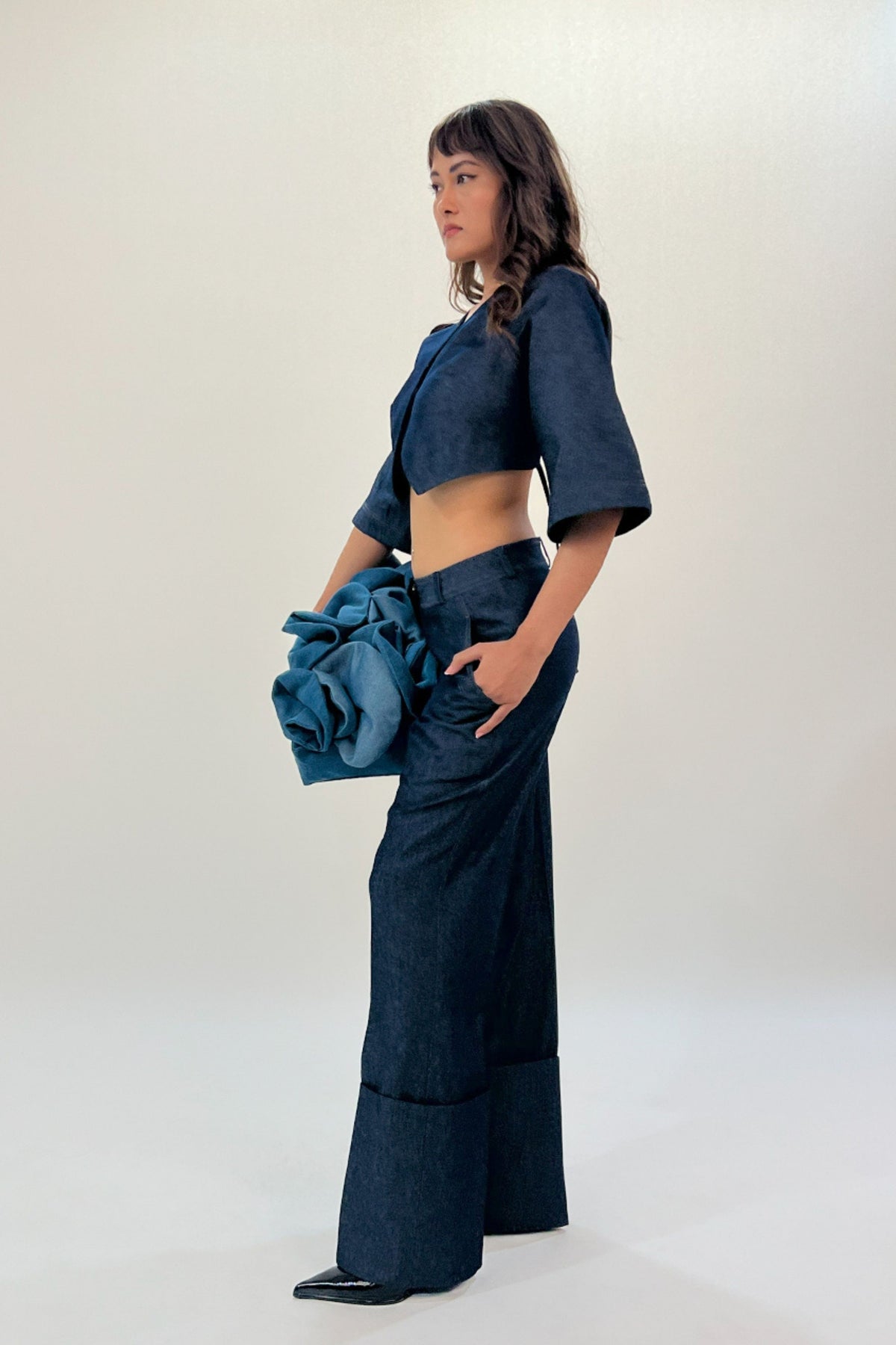 Folded Hem Pants