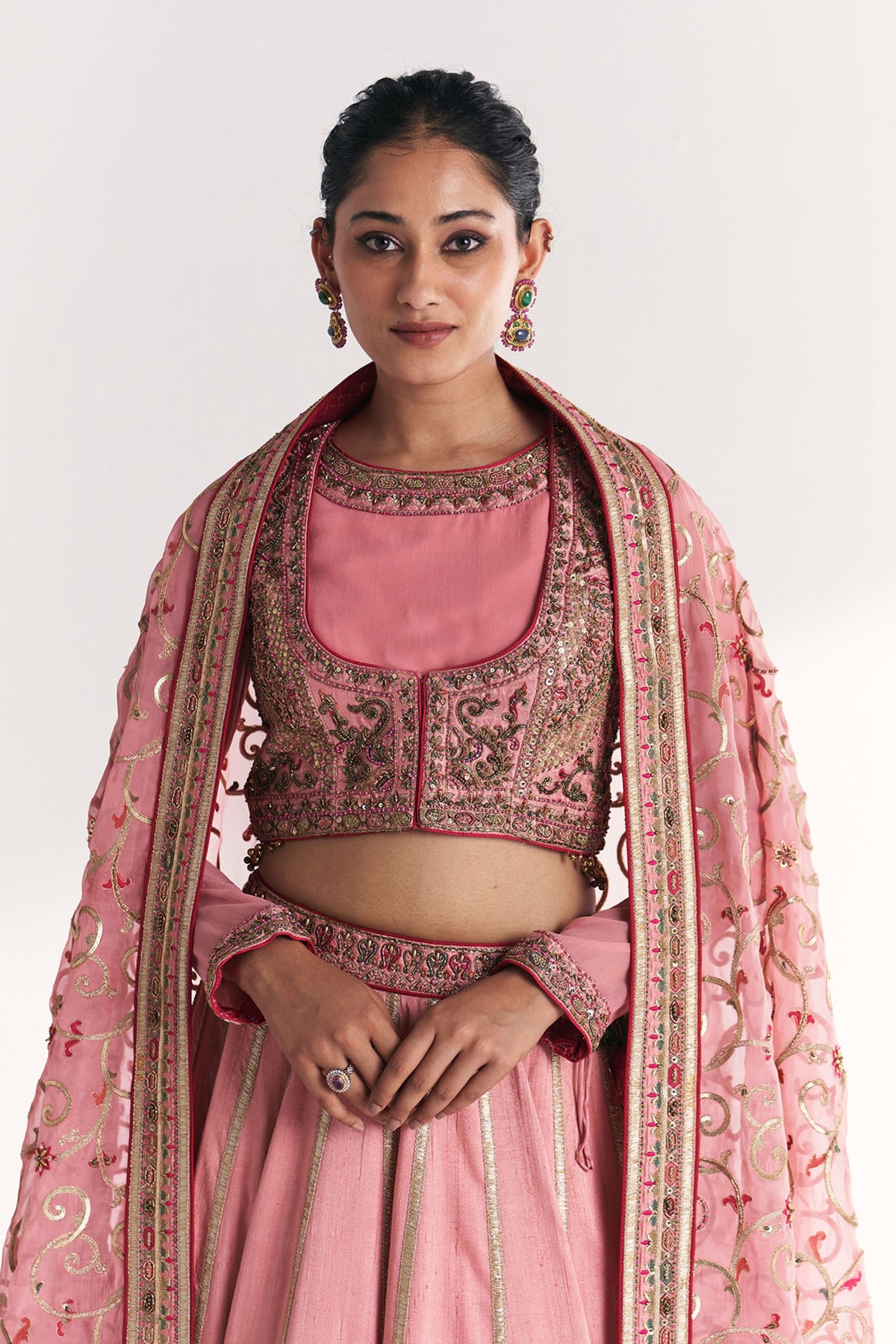 Neelkamal Light Pink Lehenga Set