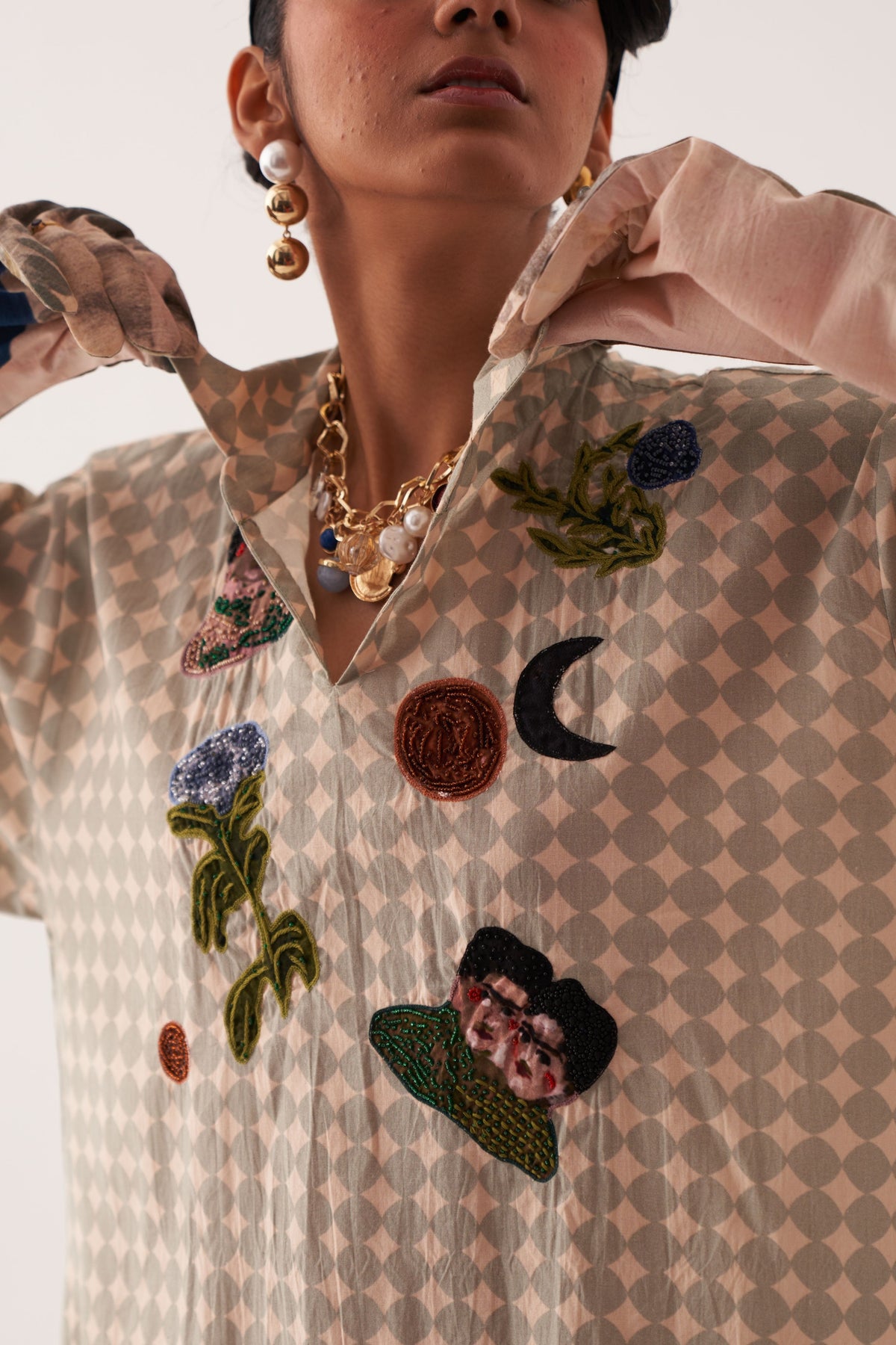 Frida Embroideried  Mh Dress