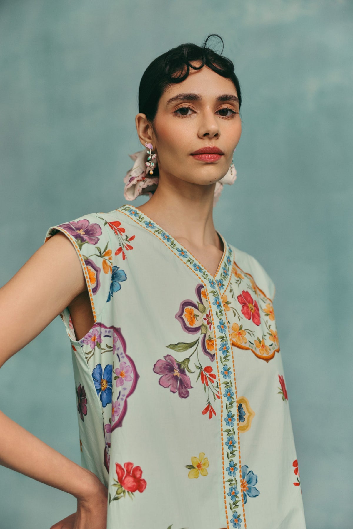 Daisy Blue Kurta Set